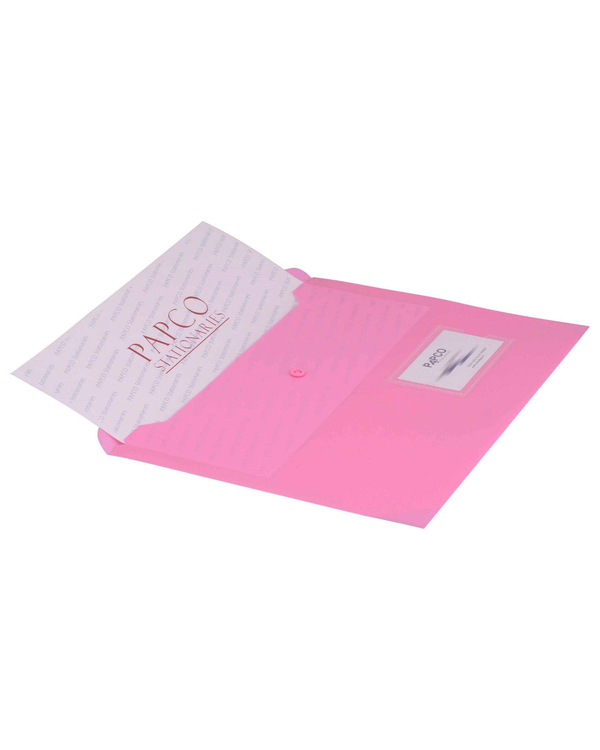 پوشه طلقی مات بیزینس زرشکی پاپکو Papco کد A4-116BM