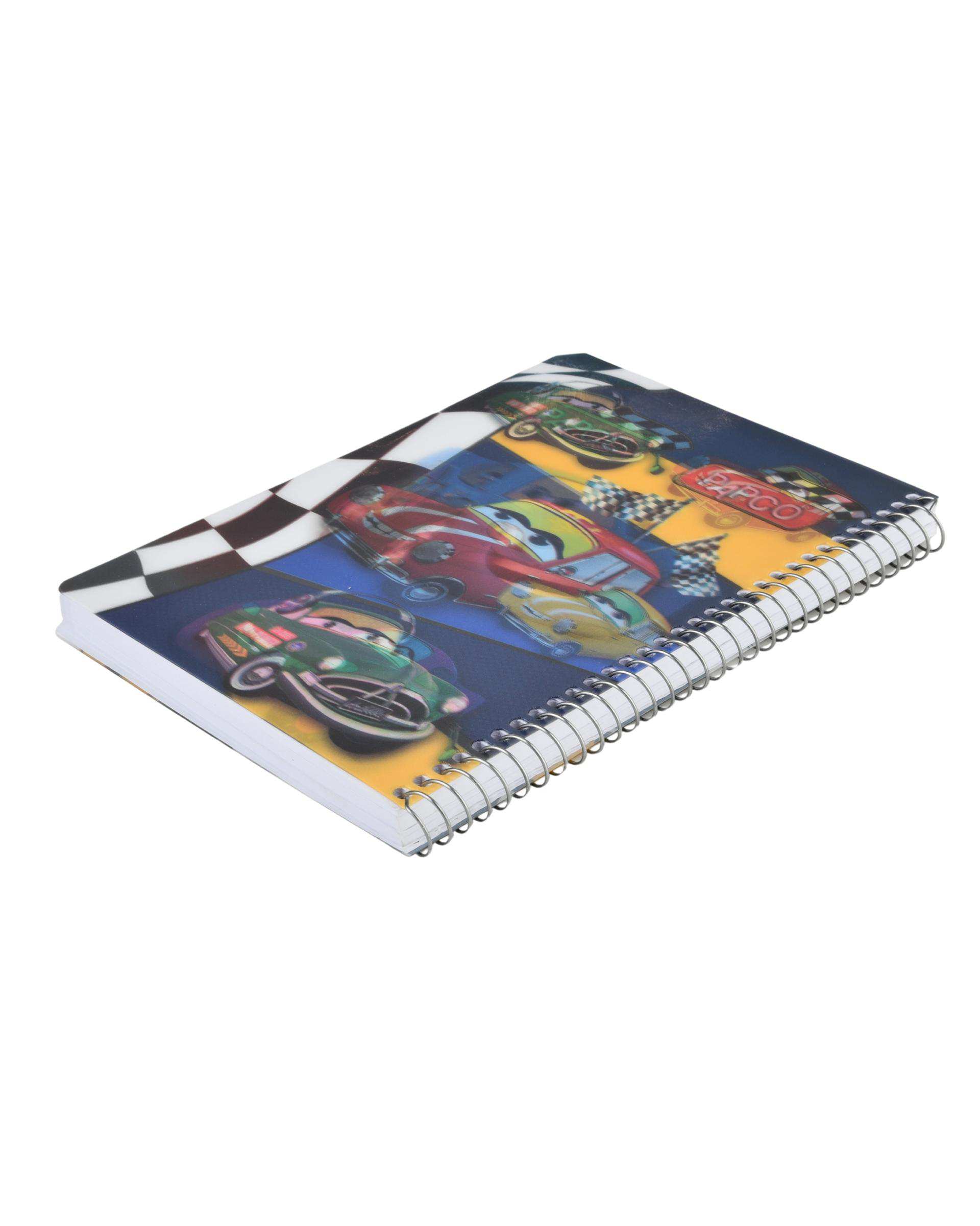 دفتر مشق سه بعدی 100 برگ سیمی پاپکو Papco کد NB-669 3D - 220