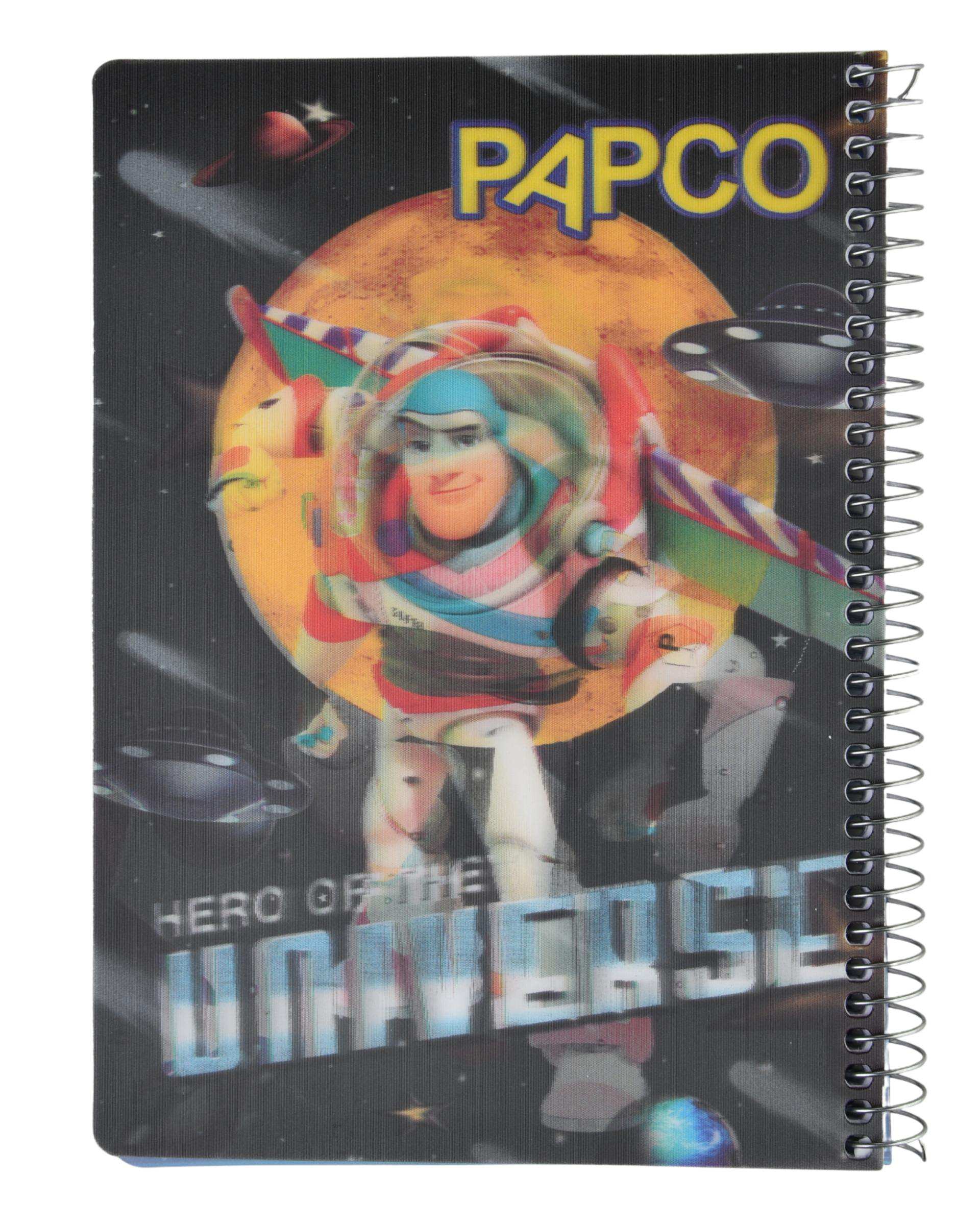 دفتر مشق سه بعدی 100 برگ سیمی پاپکو Papco کد NB-669 3D - 227