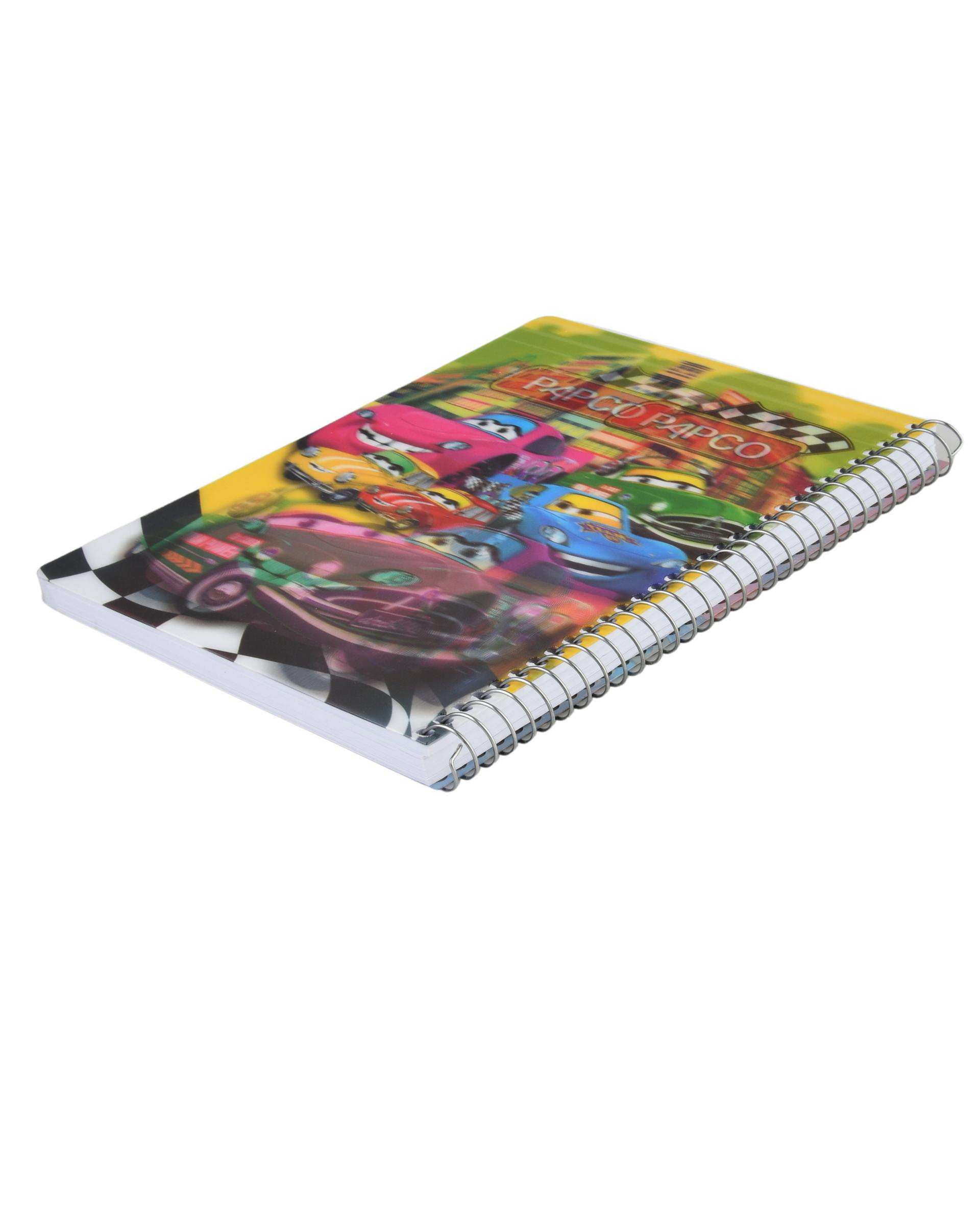 دفتر مشق سه بعدی 100 برگ سیمی پاپکو Papco کد NB-669 3D - 228