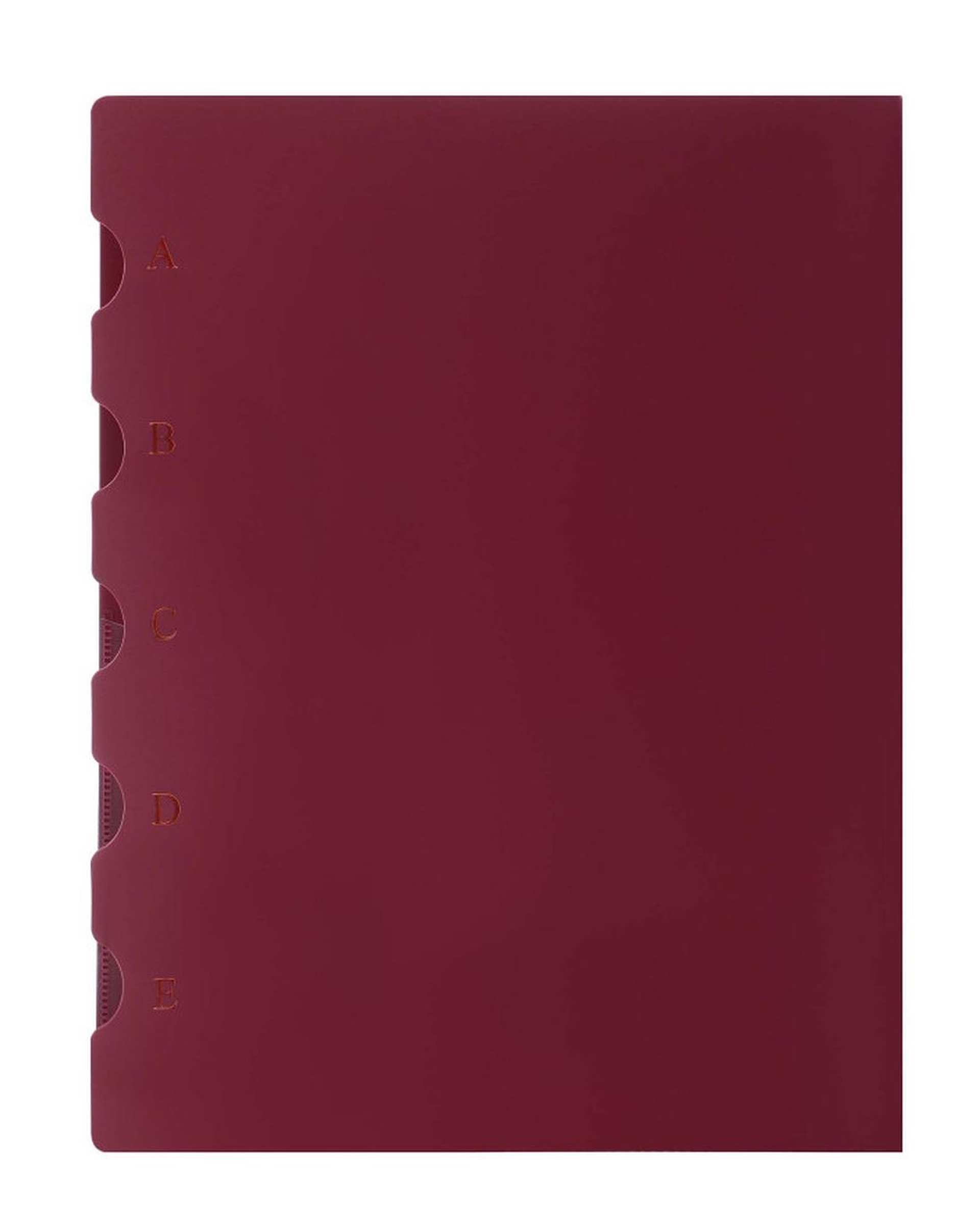 دفتر مدیران 200 برگ زرشکی پاپکو Papco کد A4-625