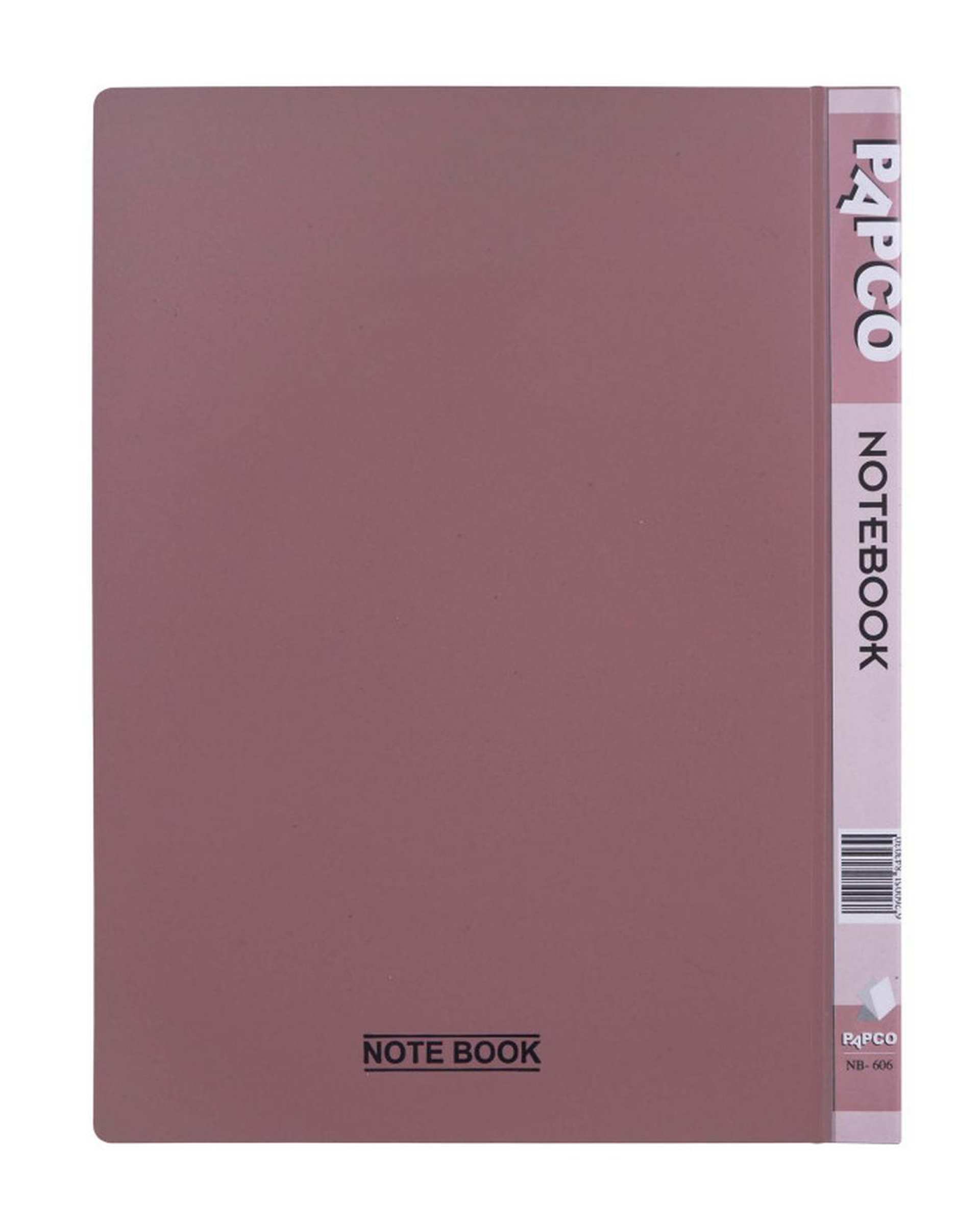 دفتر کلاسوری جیب دار 100 برگ گلبهی پاپکو Papco کد NB-606
