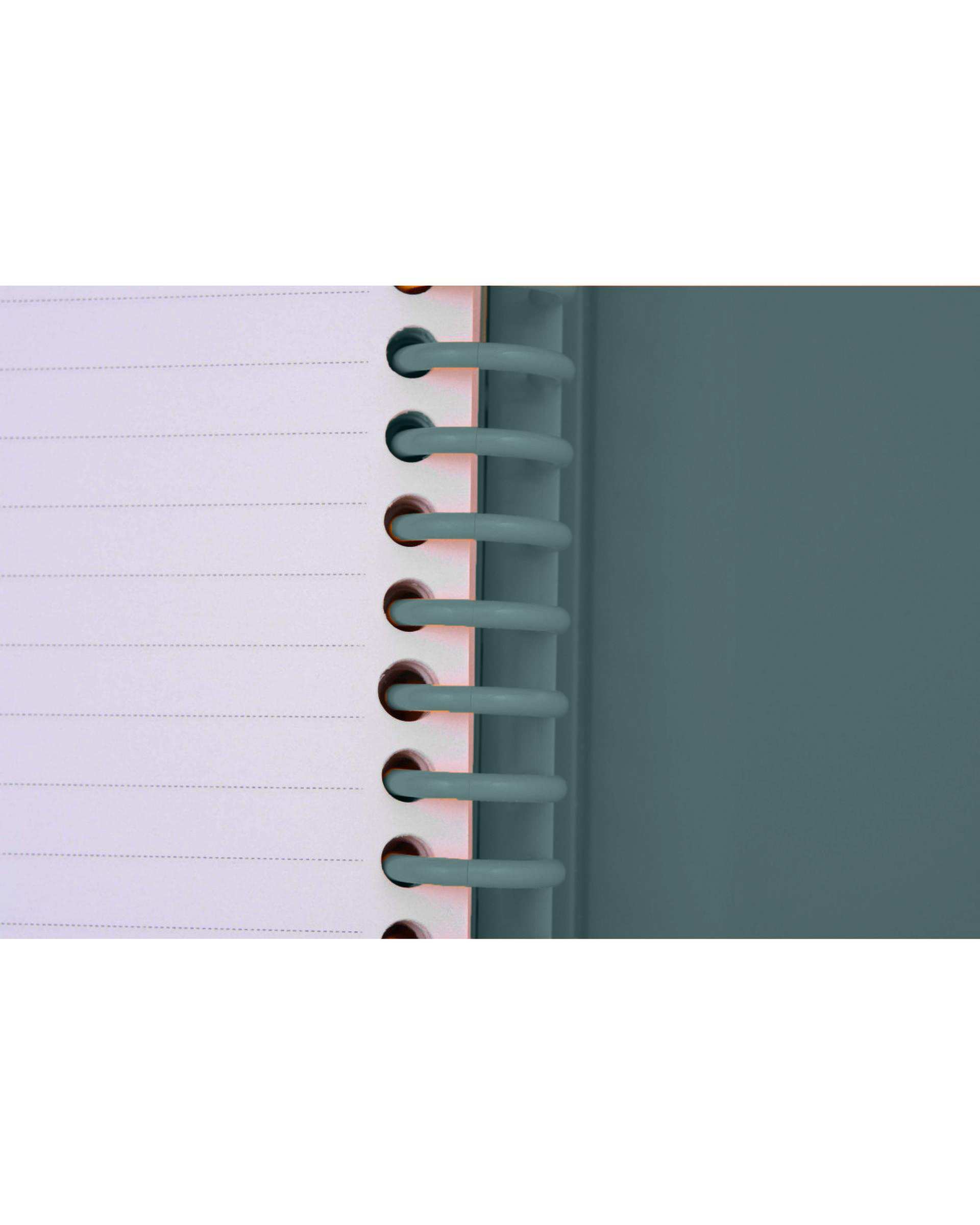 دفتر کلاسوری جیب دار 100 برگ سبز سدری پاپکو Papco کد NB-606