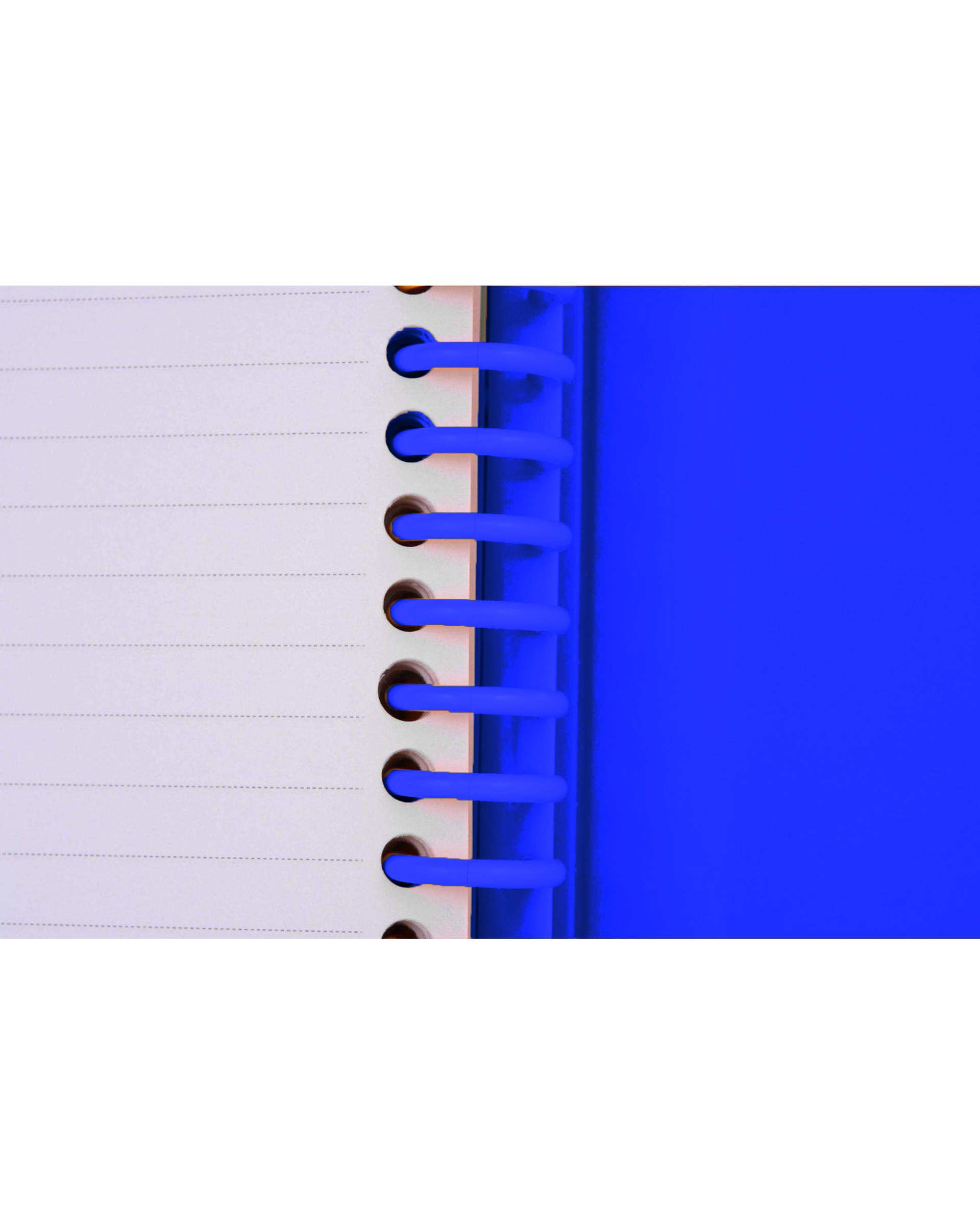 دفتر کلاسوری جیب دار 100 برگ آبی پاپکو Papco کد NB-606