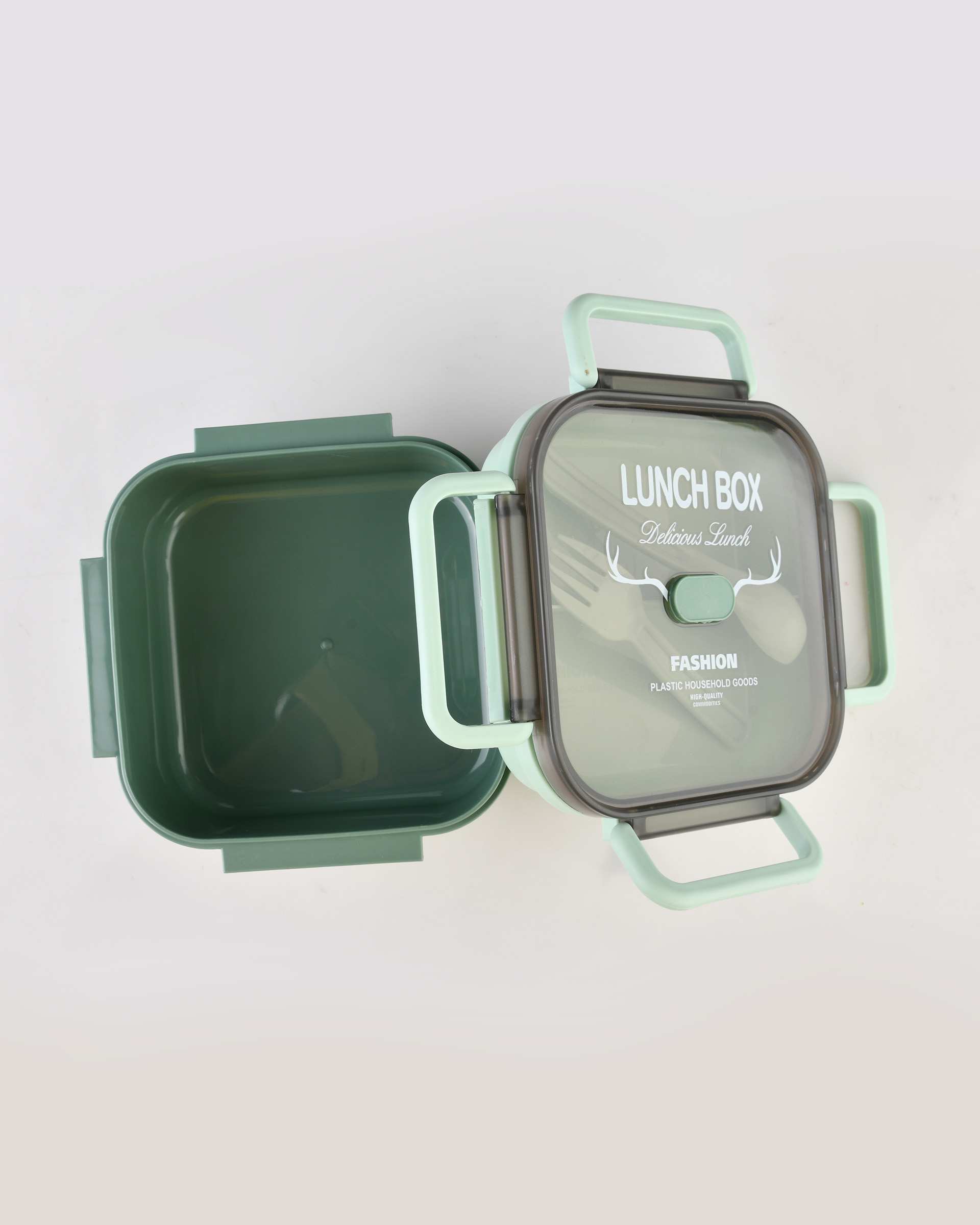 ظرف غذا مربع سبز کلاسیک Classic طرح گوزن مدل 15713