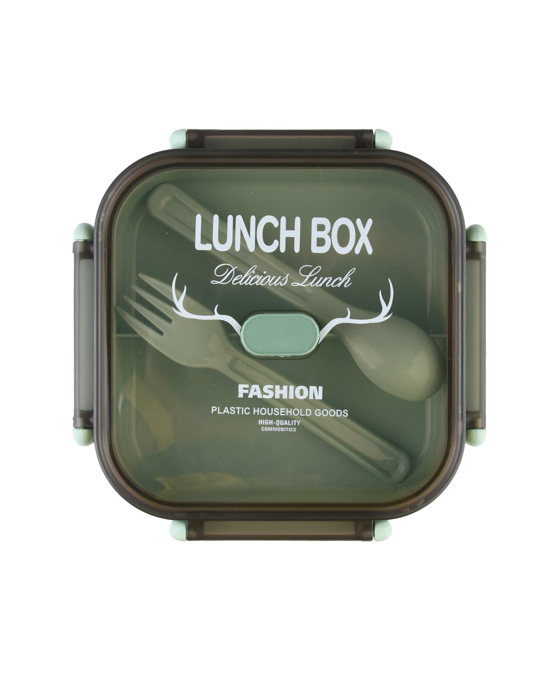 ظرف غذا مربع سبز کلاسیک Classic طرح گوزن مدل 15713