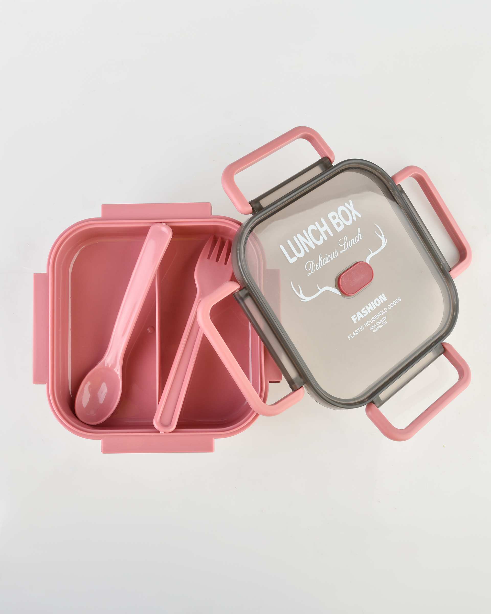 ظرف غذا مربع ارغوانی کلاسیک Classic طرح گوزن مدل 15713