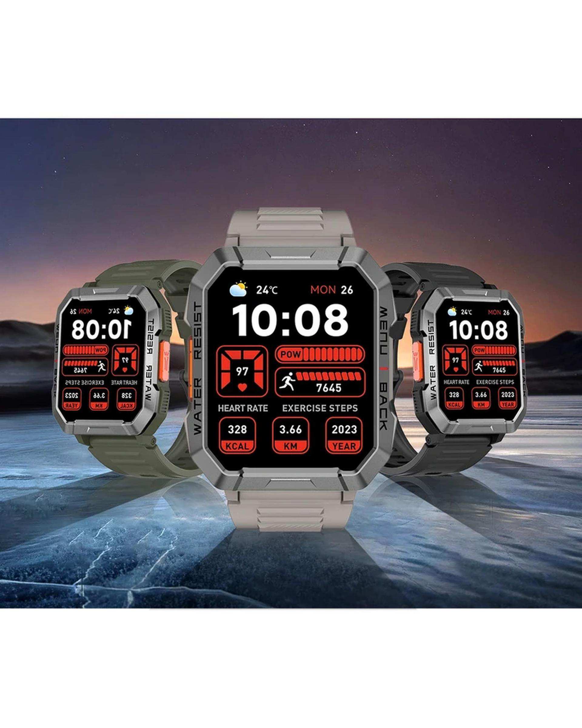 ساعت هوشمند خاکی بلک ویو Blackview مدل W60