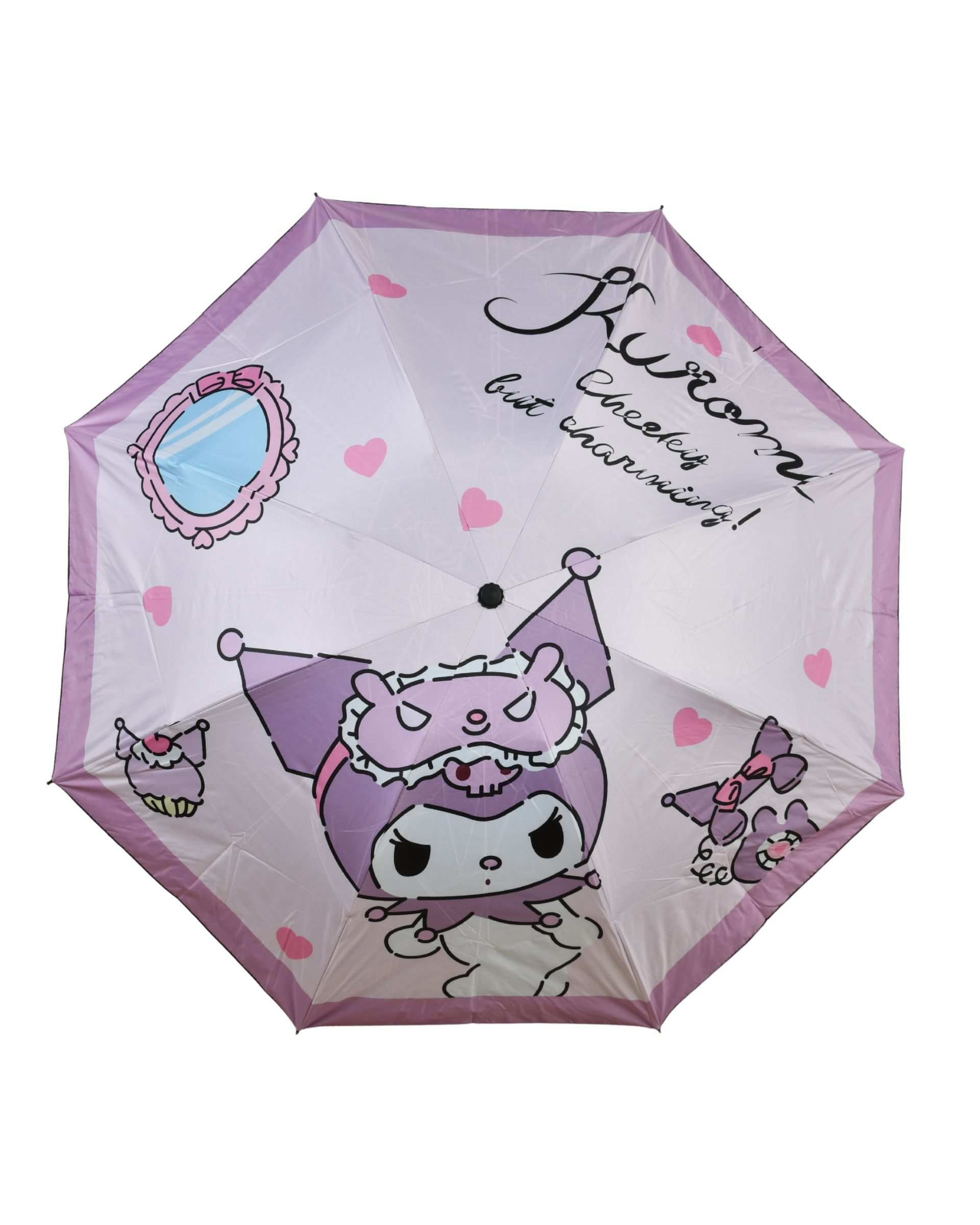 چتر تاشو بچگانه بنفش کلاسیک Classic طرح کرومی