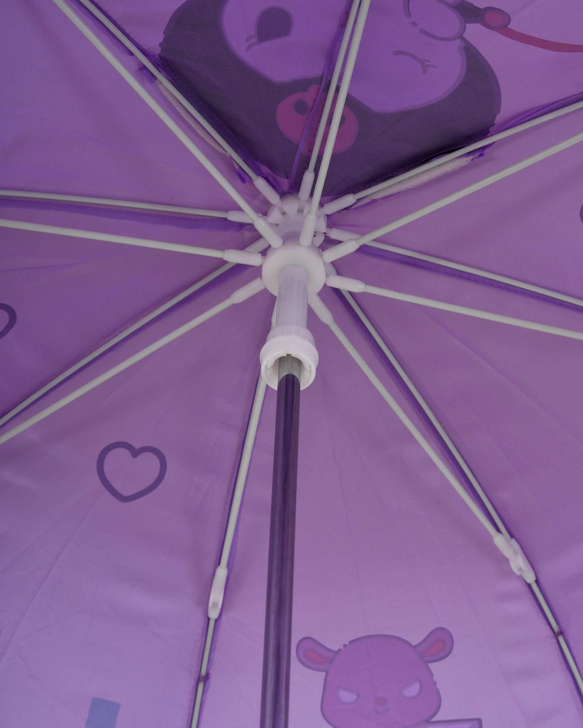 چتر بچگانه گوش دار یاسی کلاسیک Classic طرح کرومی