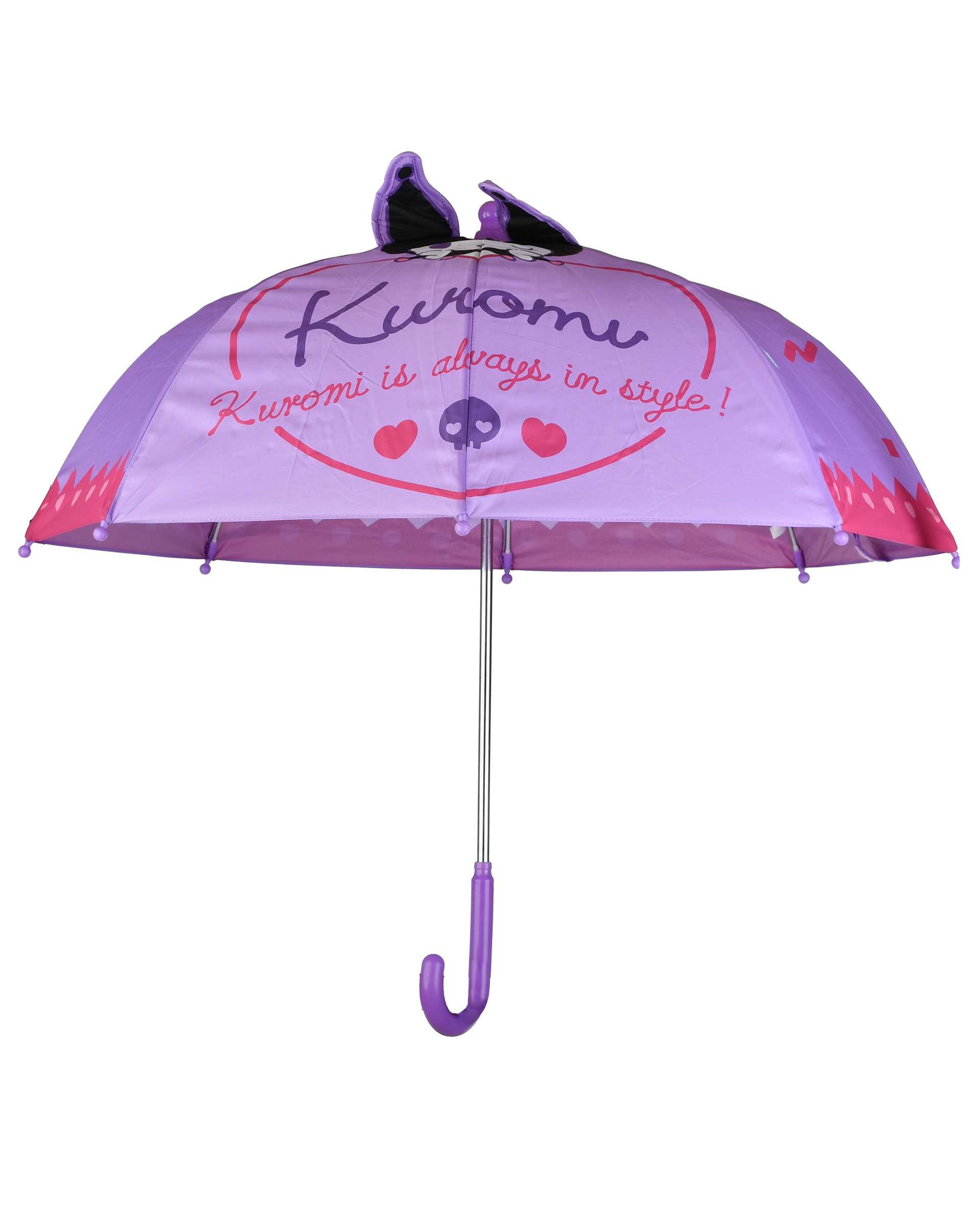 چتر بچگانه گوش دار یاسی کلاسیک Classic طرح کرومی