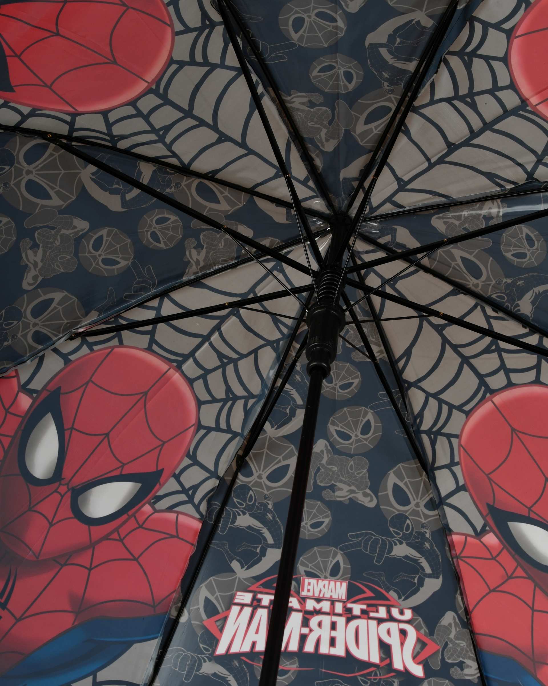 چتر بچگانه مشکی کلاسیک Classic طرح اسپایدرمن