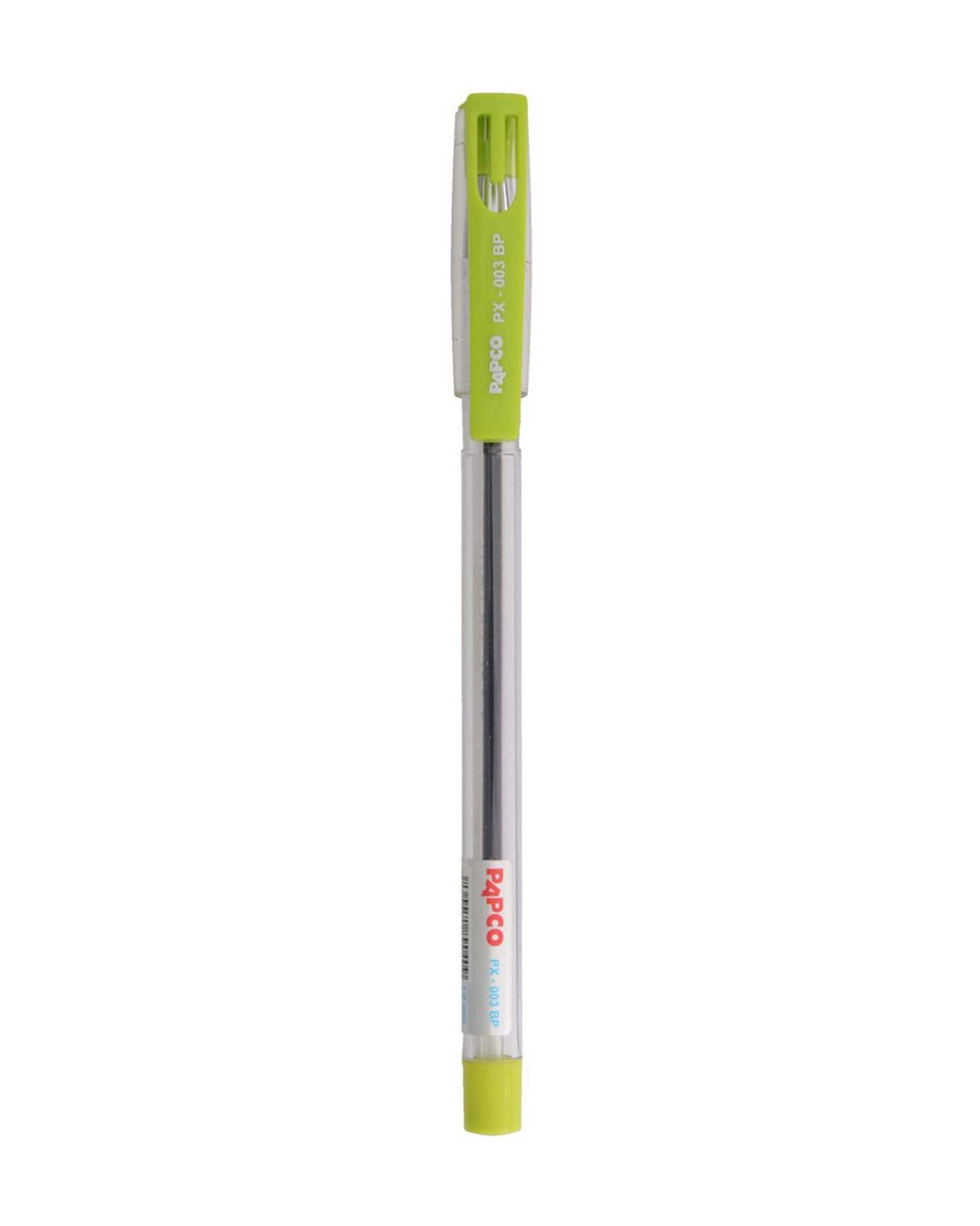 خودکار رنگی سبز فسفری پاپکو Papco کد PX-003BPC