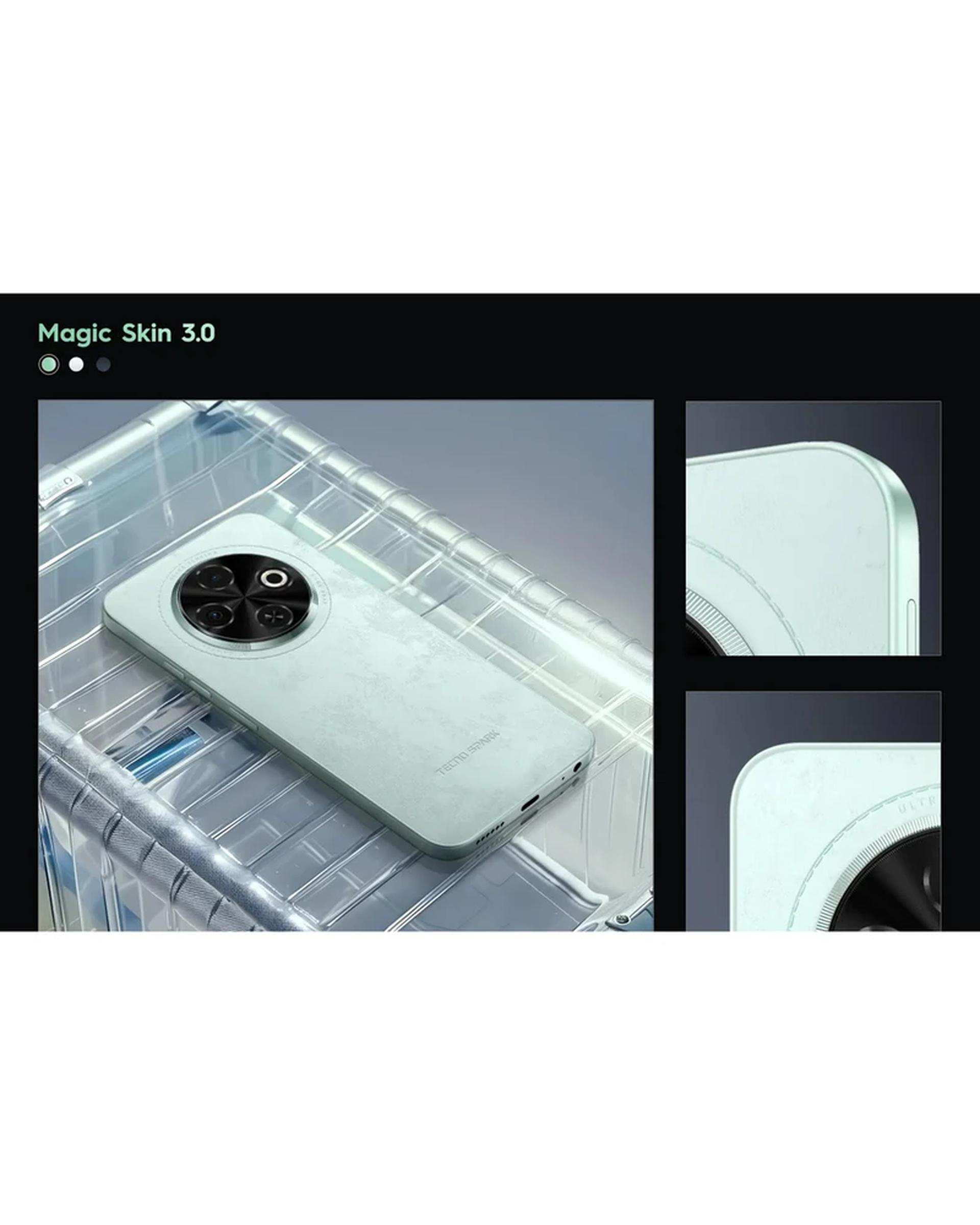 گوشی موبایل تکنو مدل Spark 30C دو سیم کارت ظرفیت 128 گیگابایت رم 6 گیگابایت سبز