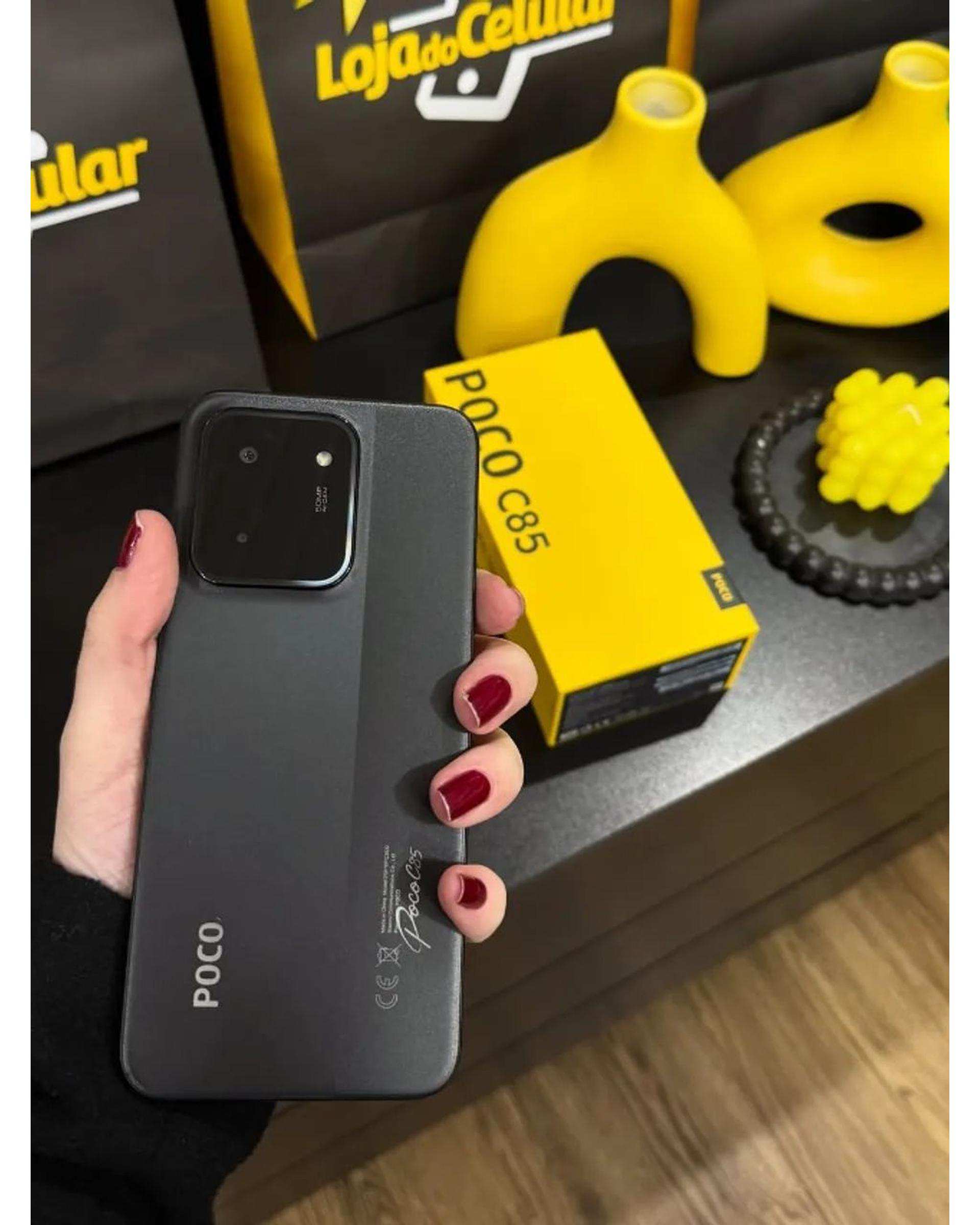 گوشی موبایل شیائومی مدل Poco c85 دو سیم کارت ظرفیت 256 گیگابایت و رم 8 گیگابایت مشکی