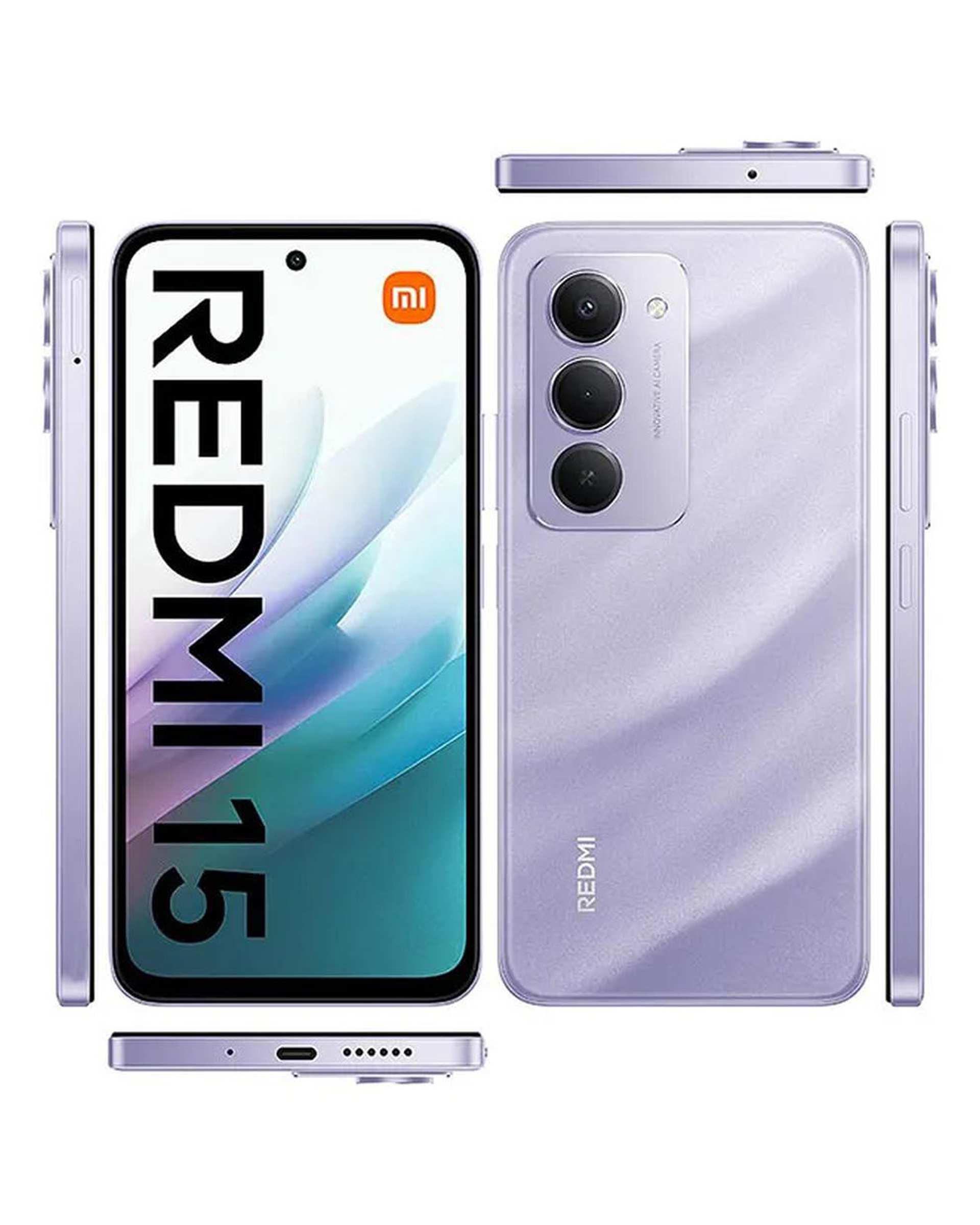 گوشی موبایل شیائومی مدل Redmi 15 ظرفیت 256 گیگابایت رم 8 گیگابایت بنفش