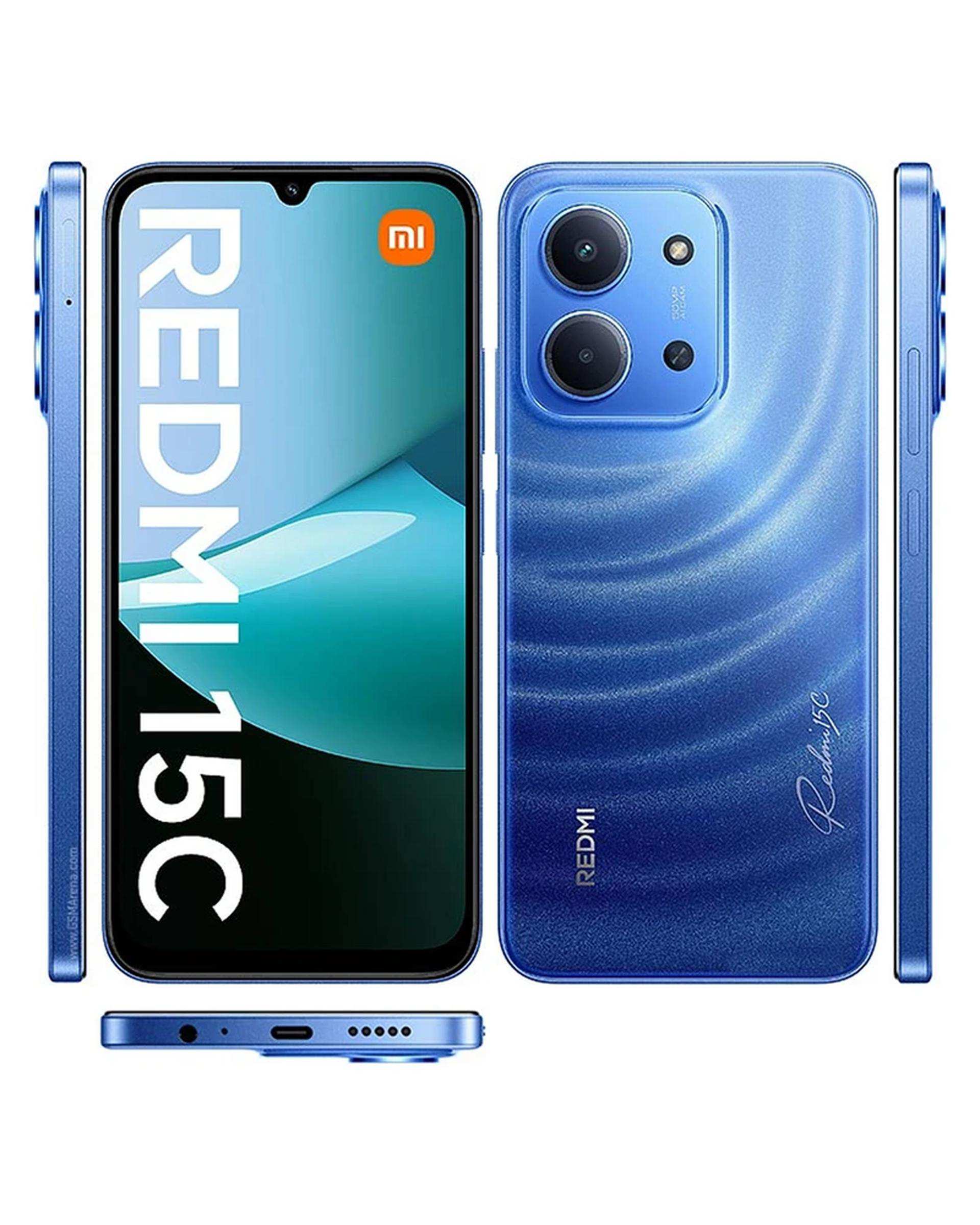 گوشی موبایل شیائومی مدل Redmi 15c ظرفیت 256 گیگابایت رم 8 گیگابایت آبی