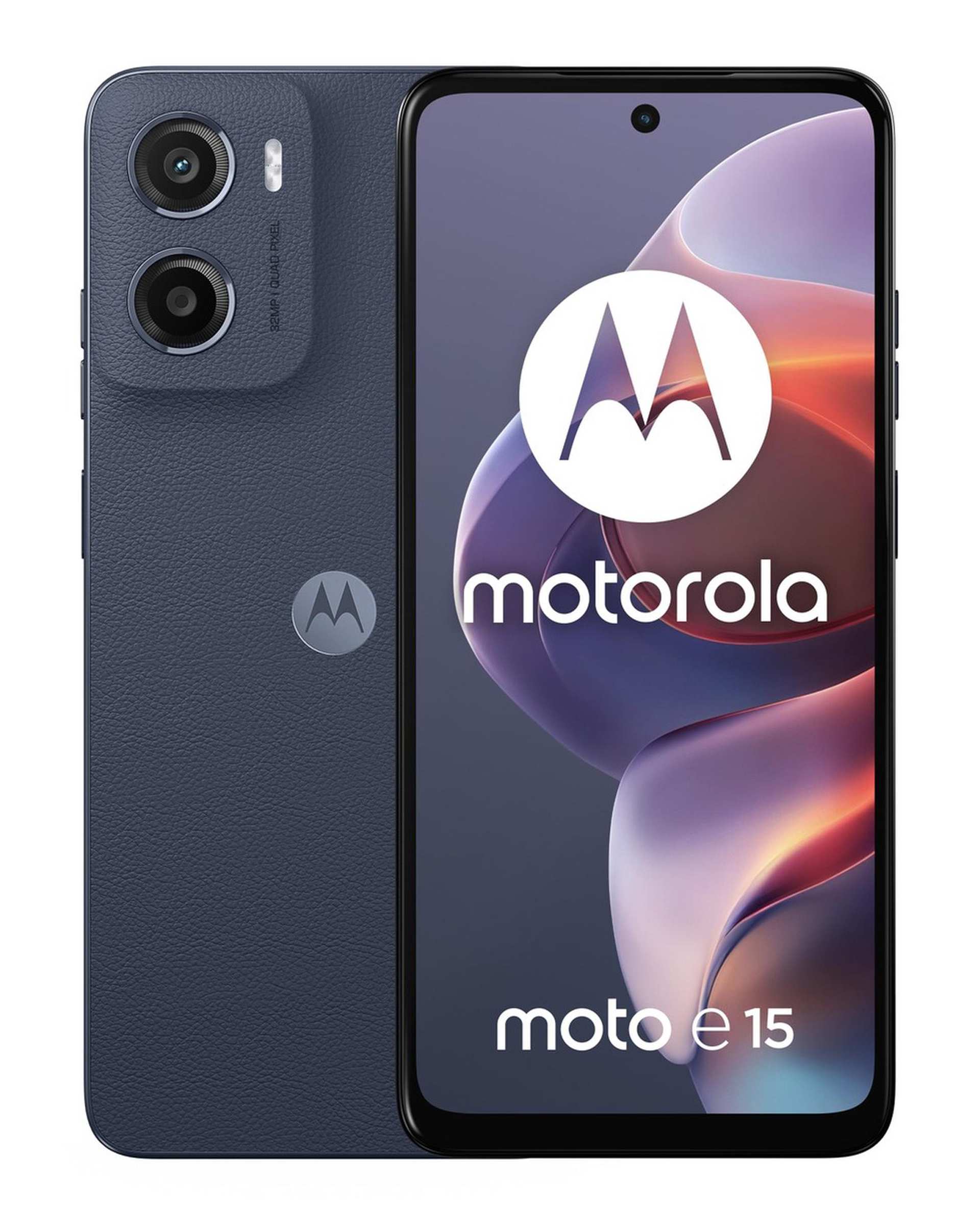 گوشی موبایل موتورولا مدل Moto E15 دو سیم کارت ظرفیت 64 گیگابایت و رم 2 گیگابایت- آبی نیلی