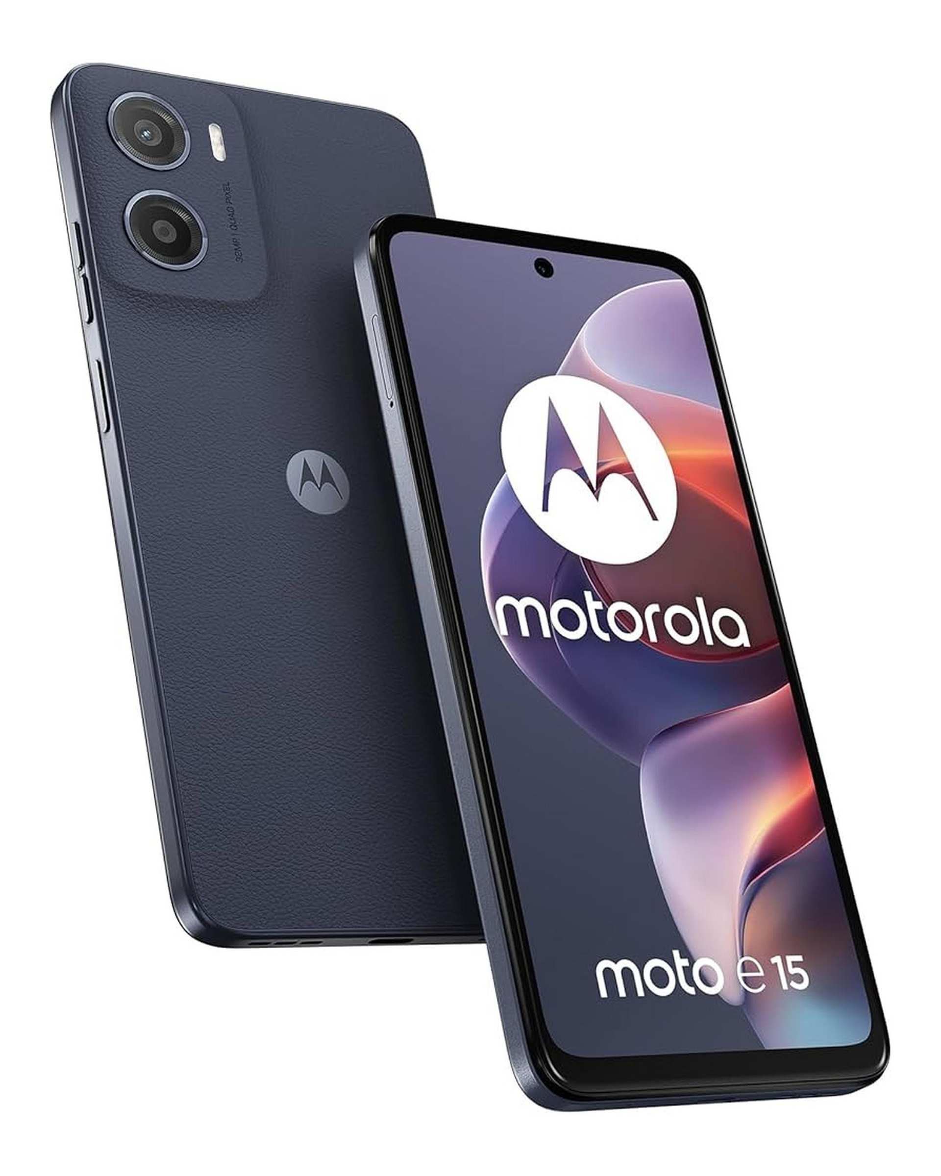 گوشی موبایل موتورولا مدل Moto E15 دو سیم کارت ظرفیت 64 گیگابایت و رم 2 گیگابایت- آبی نیلی