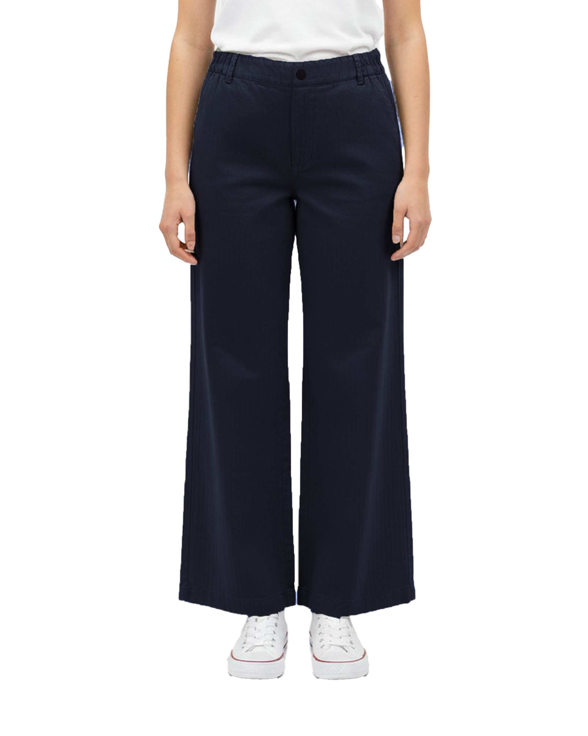 شلوار کتان زنانه سرمه ای آماهی Amahi کد 8027