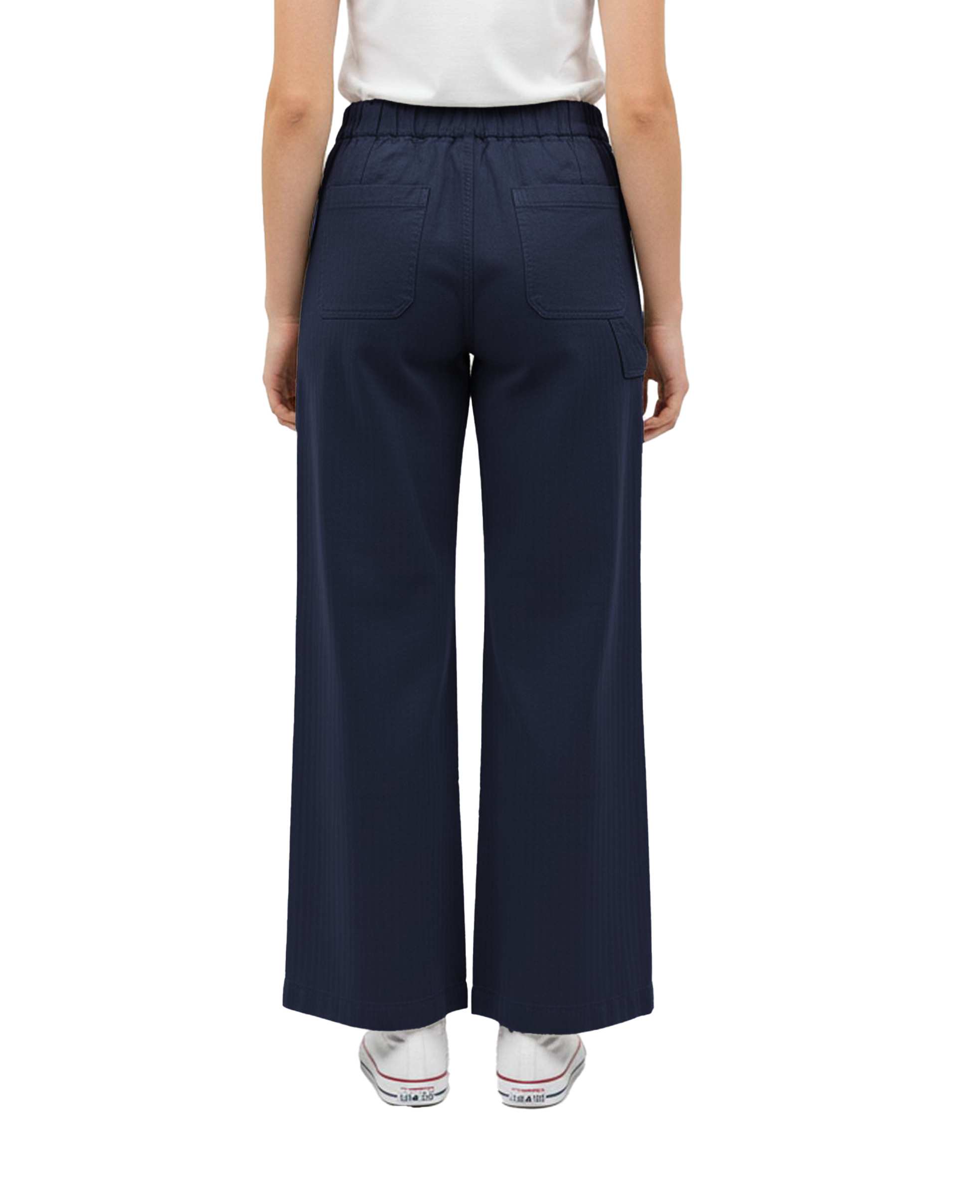 شلوار کتان زنانه سرمه ای آماهی Amahi کد 8027