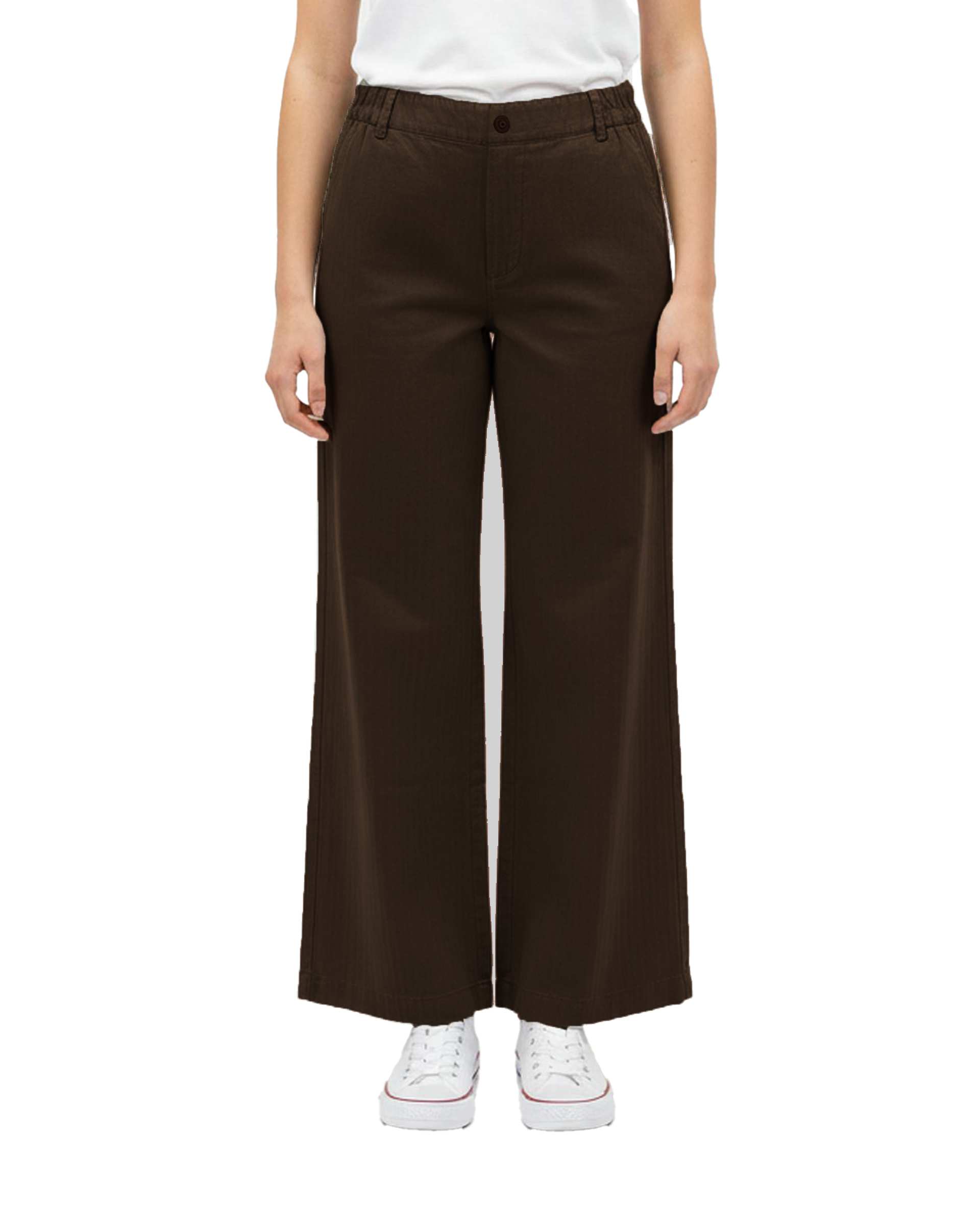 شلوار کتان زنانه قهوه ای آماهی Amahi کد 8027