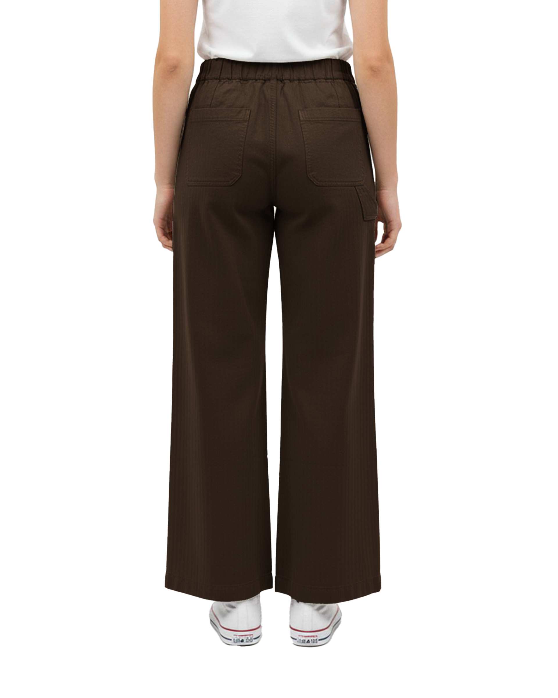 شلوار کتان زنانه قهوه ای آماهی Amahi کد 8027