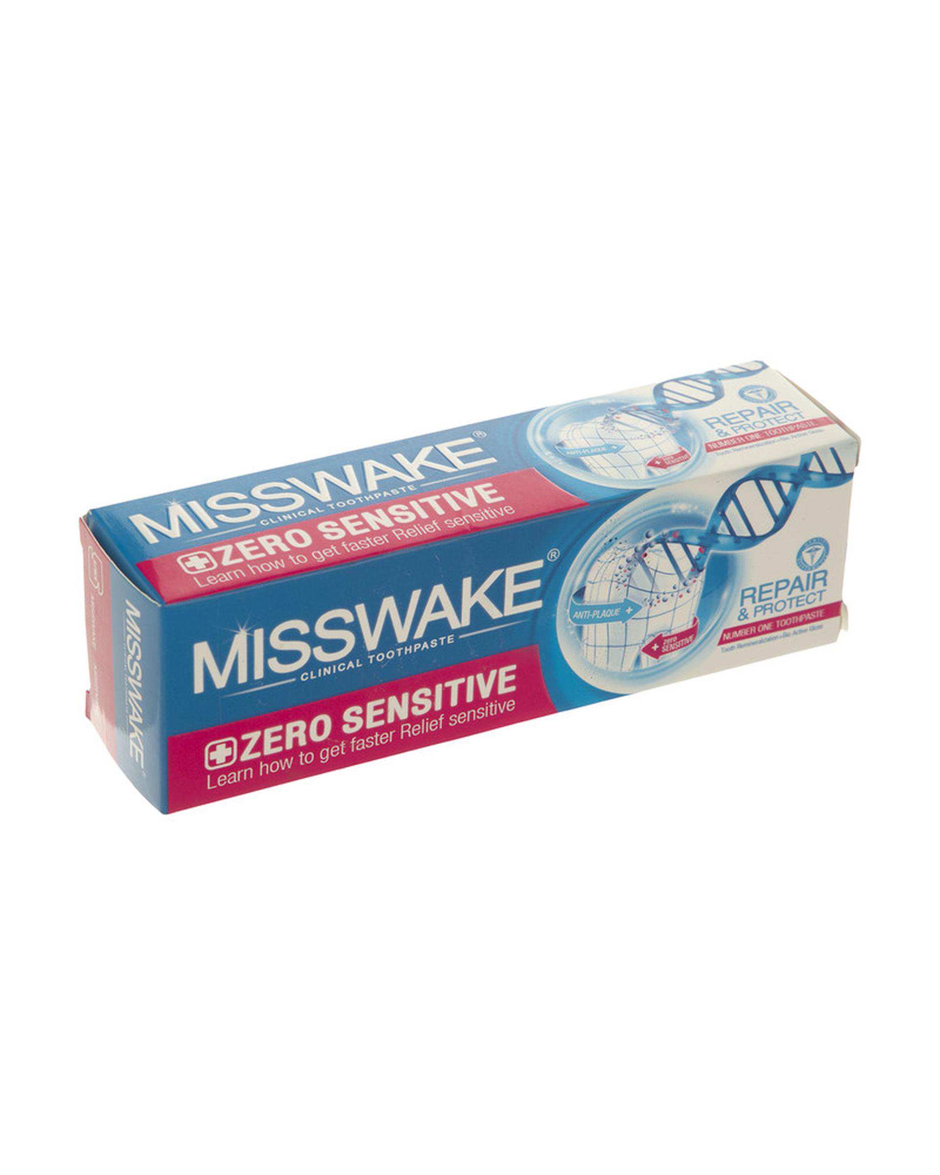 خمیردندان میسویک Misswake مدل Zero Sensitive حجم 75ml