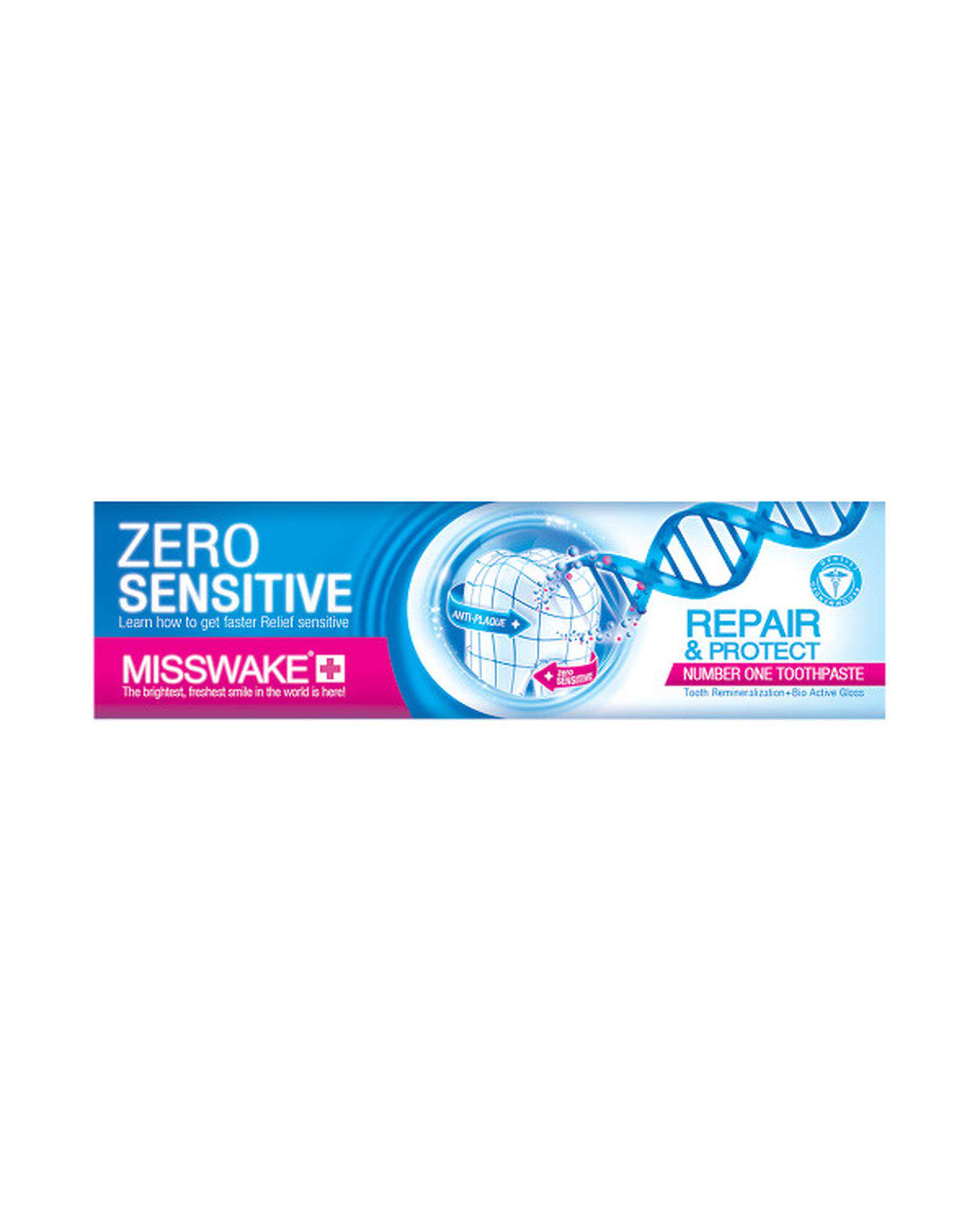 خمیردندان میسویک Misswake مدل Zero Sensitive حجم 75ml