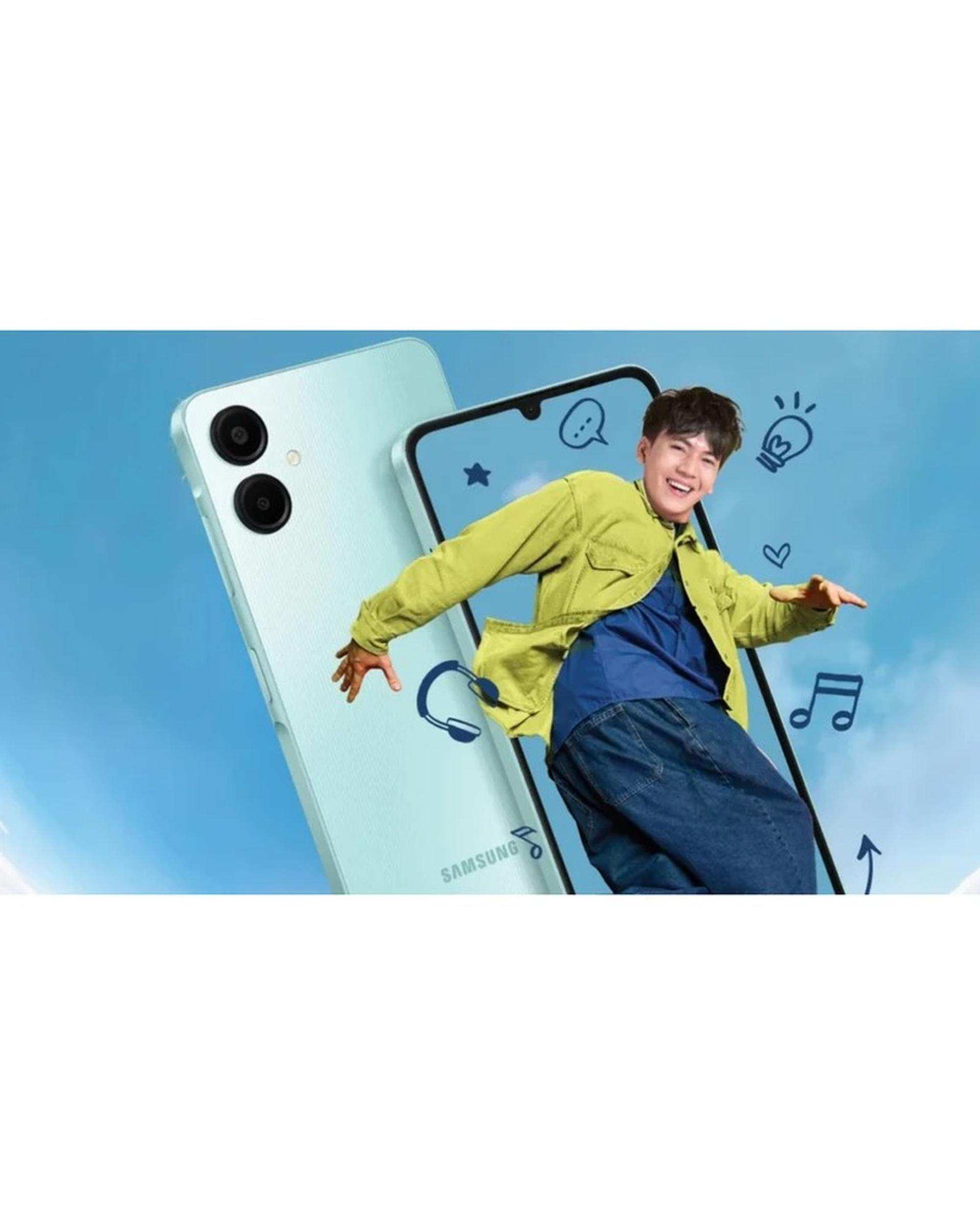 گوشی موبایل سامسونگ مدل Galaxy A06 5g دو سیم کارت ظرفیت ۱۲۸ گیگابایت و رم 4 گیگابایت خاکستری