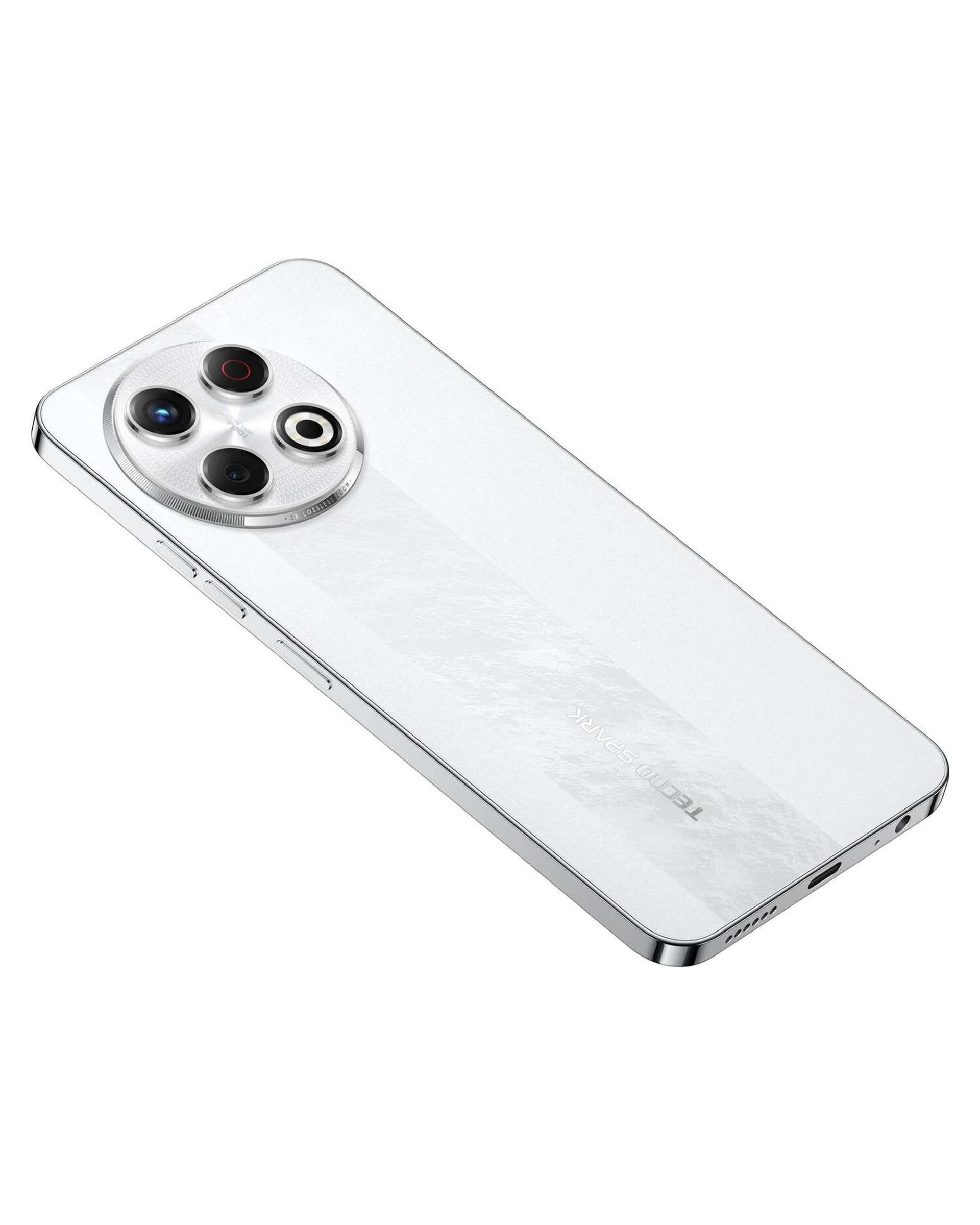 گوشی موبایل تکنو مدل Spark 30 Pro دو سیم کارت ظرفیت 256 گیگابایت و رم 8 گیگابایت سفید