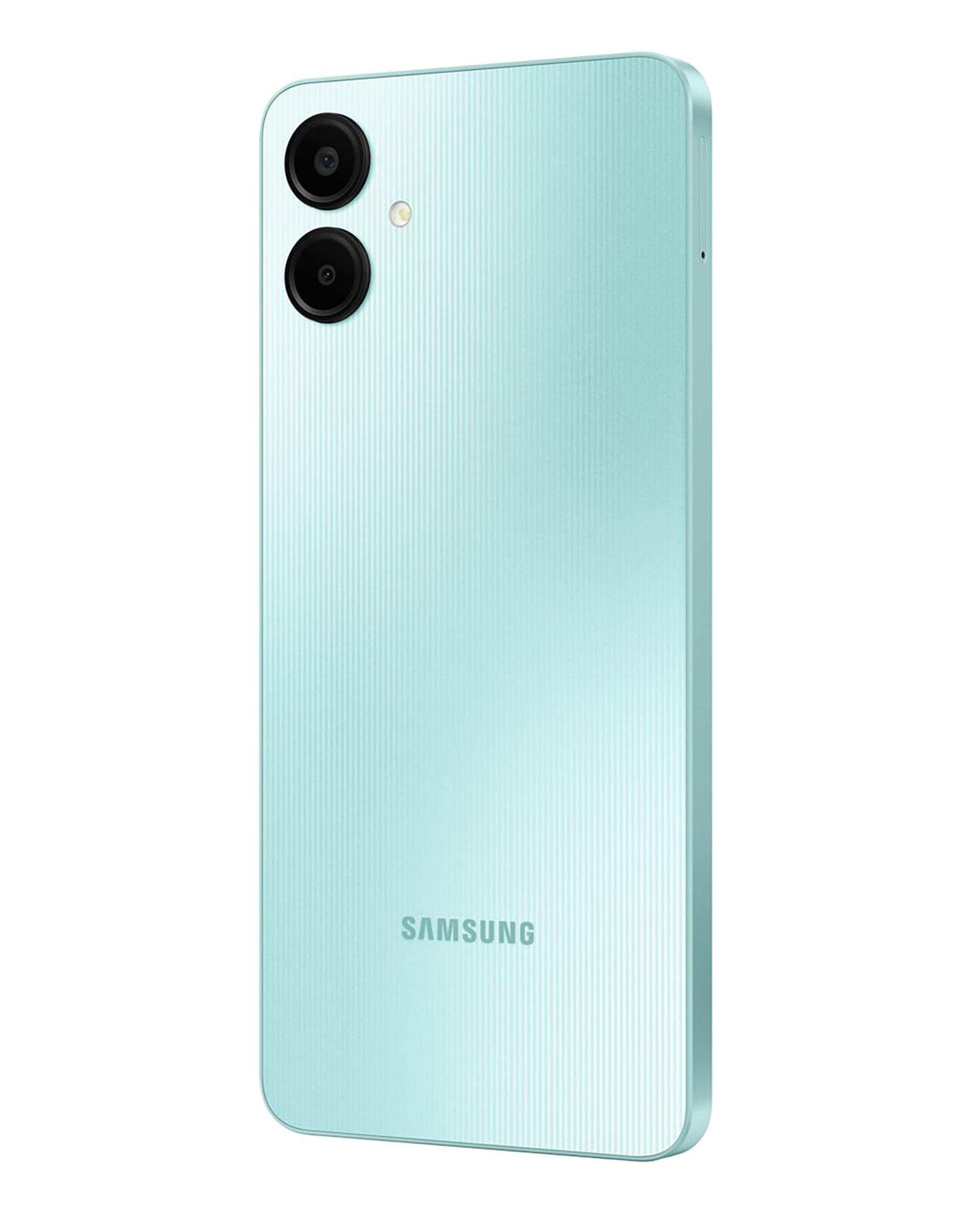 گوشی موبایل سامسونگ مدل Galaxy A06 5g دو سیم کارت ظرفیت ۱۲۸ گیگابایت و رم ۶ گیگابایت سبز روشن