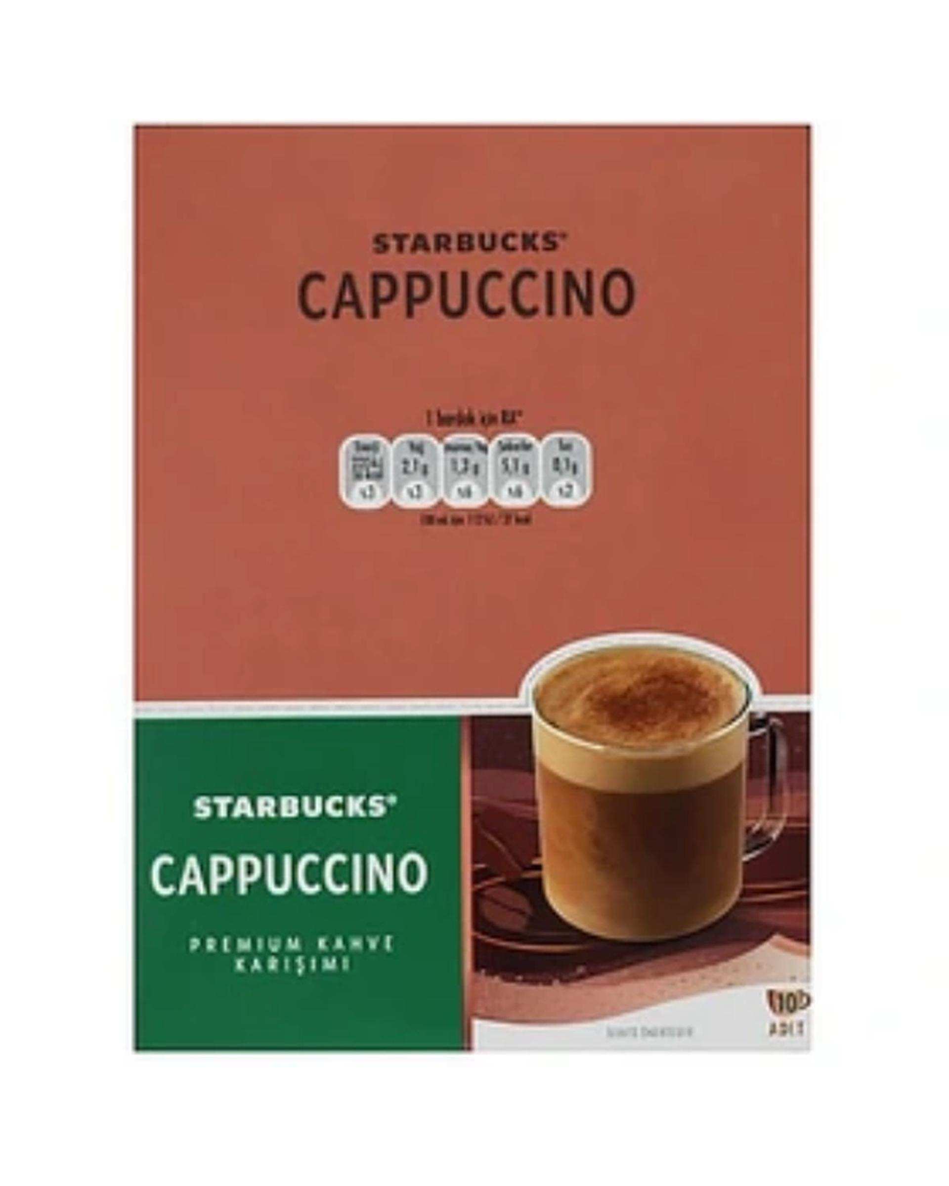 پودر قهوه فوری کاپوچینو استارباکس PREMIUM ساشه 10 عددی