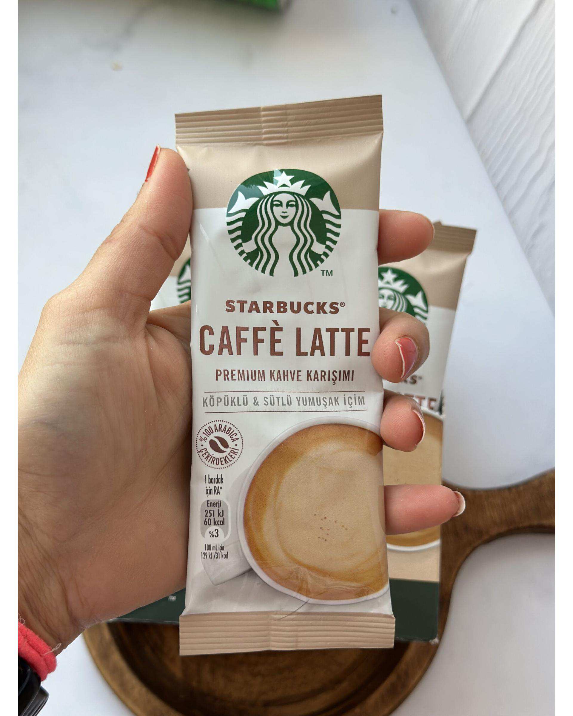 پودر قهوه فوری لاته استارباکس PREMIUM ساشه 10 عددی