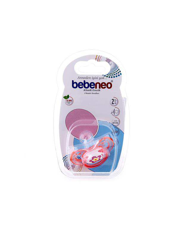 پستانک صورتی 6 ماهگی به بعد Bebeneo