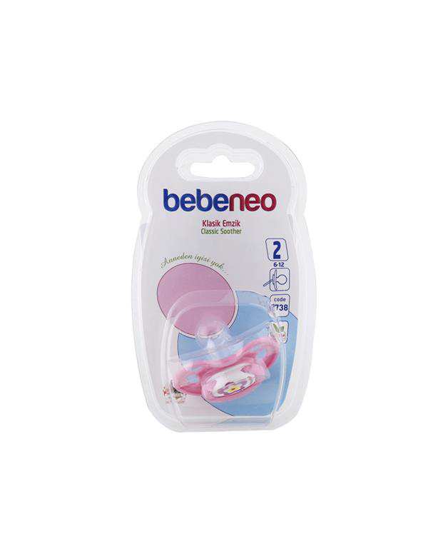 پستانک صورتی 6 ماهگی به بعد Bebeneo