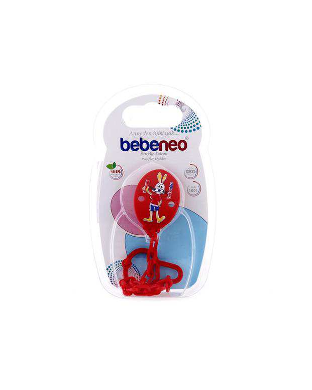 زنجیر پستانک قرمز برجسته Bebeneo
