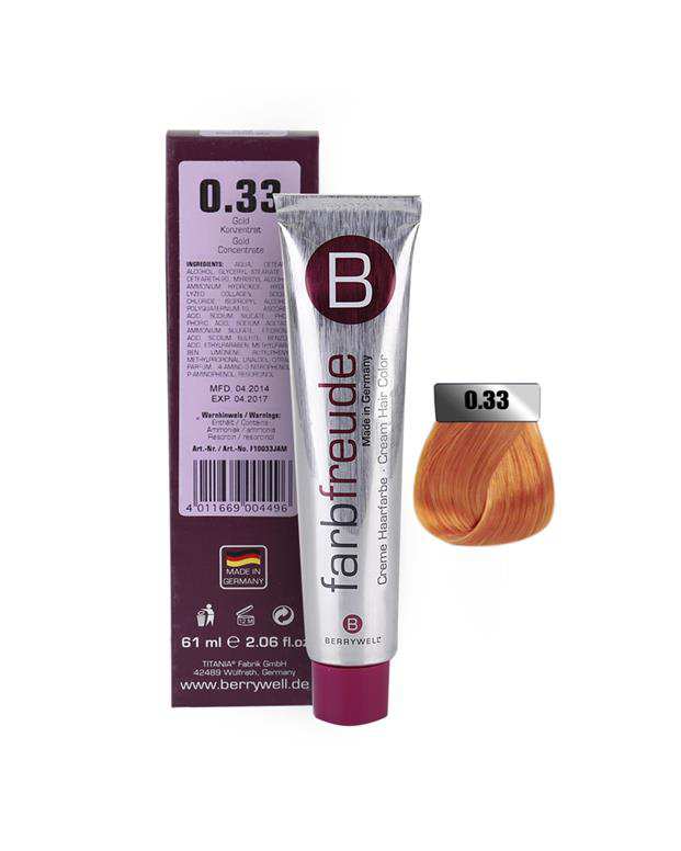 رنگ موی 0.33 تشدید کننده رنگ طلایی Berrywell