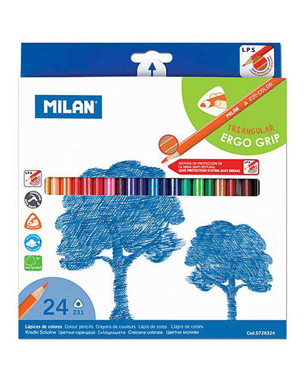 مداد رنگی 24 رنگ Milan