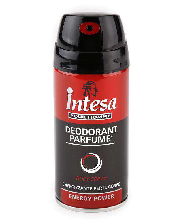 اسپری خوشبو کننده بدن آقایان 150 میل انرژی پاور Intesa