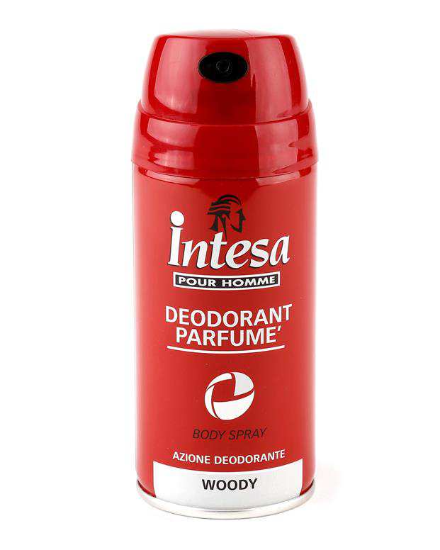 اسپری خوشبو کننده بدن 150 میل وودی قرمز Intesa