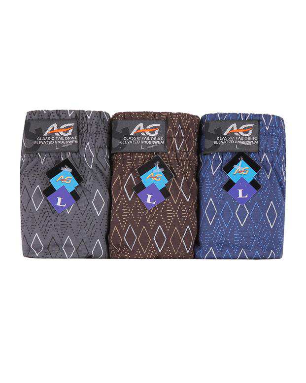 بسته 3 عددی شورت اسلیپ مردانه A&G