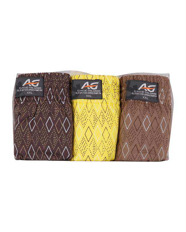 بسته 3 عددی شورت اسلیپ مردانه A&G