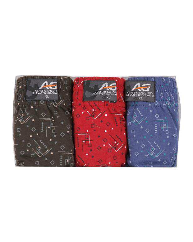 بسته 3 عددی شورت اسلیپ مردانه A&G