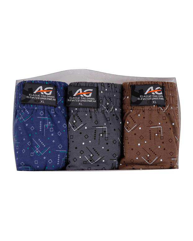بسته 3 عددی شورت اسلیپ مردانه A&G