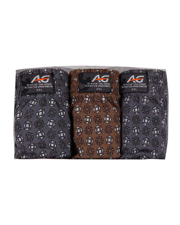 بسته 3 عددی شورت اسلیپ مردانه A&G