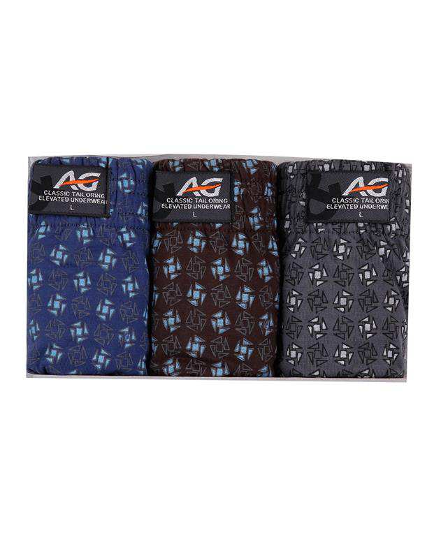 بسته 3 عددی شورت اسلیپ مردانه A&G