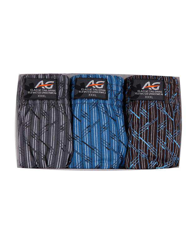 بسته 3 عددی شورت اسلیپ مردانه A&G