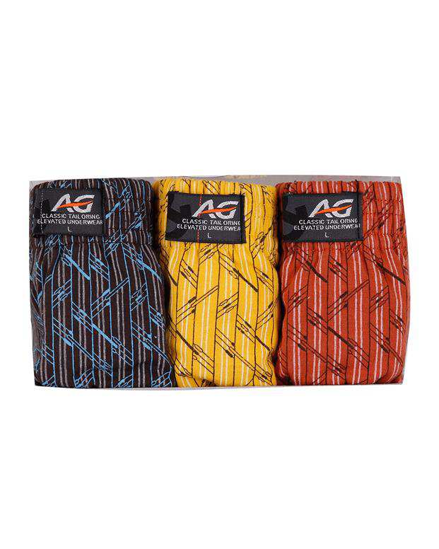 بسته 3 عددی شورت اسلیپ مردانه A&G