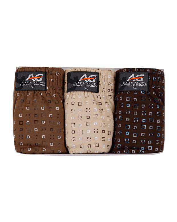 بسته 3 عددی شورت اسلیپ مردانه A&G
